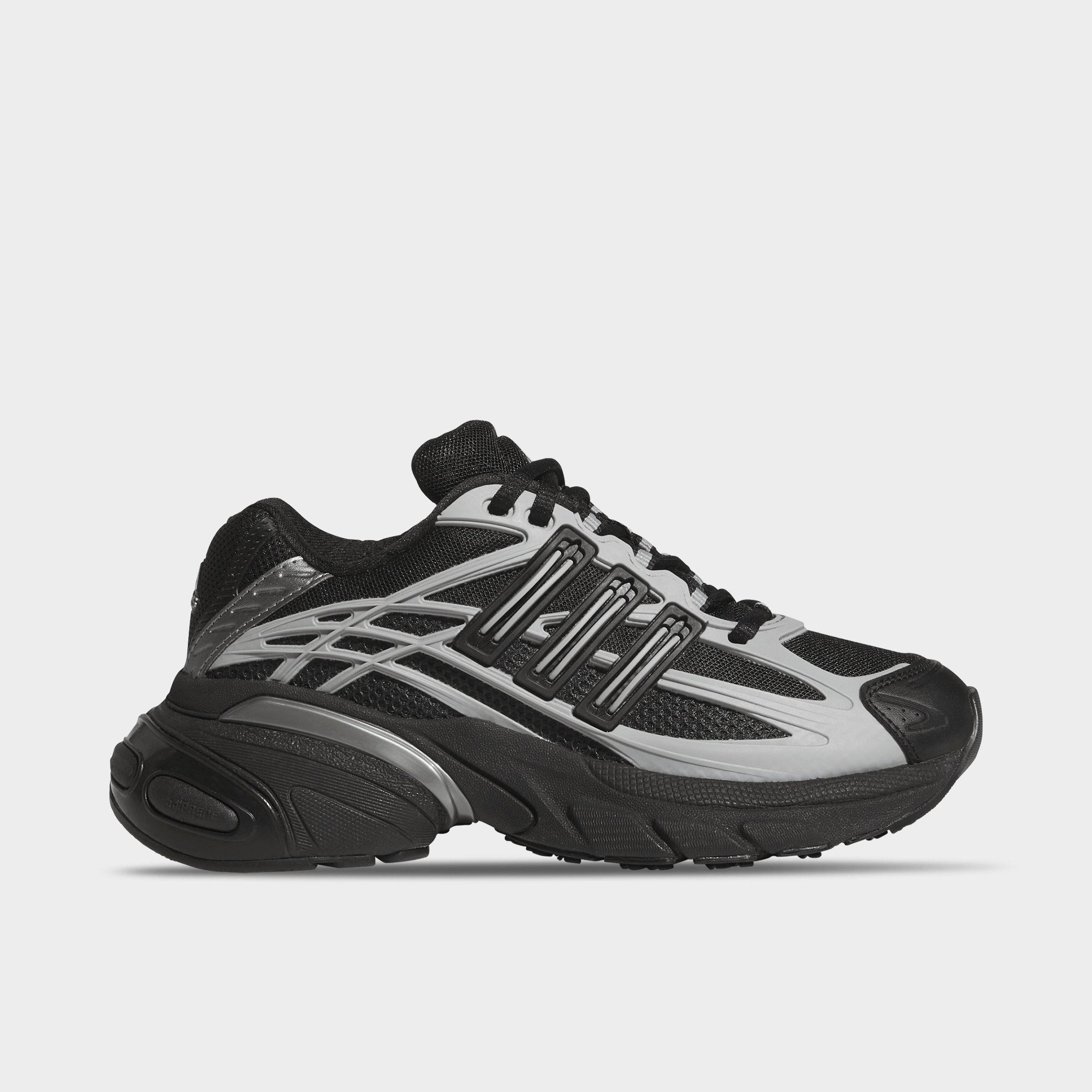 adidas Big Kids Adistar XLG 2.0 Casual Shoes in Core Black/Iron Metallic Size: 6.5