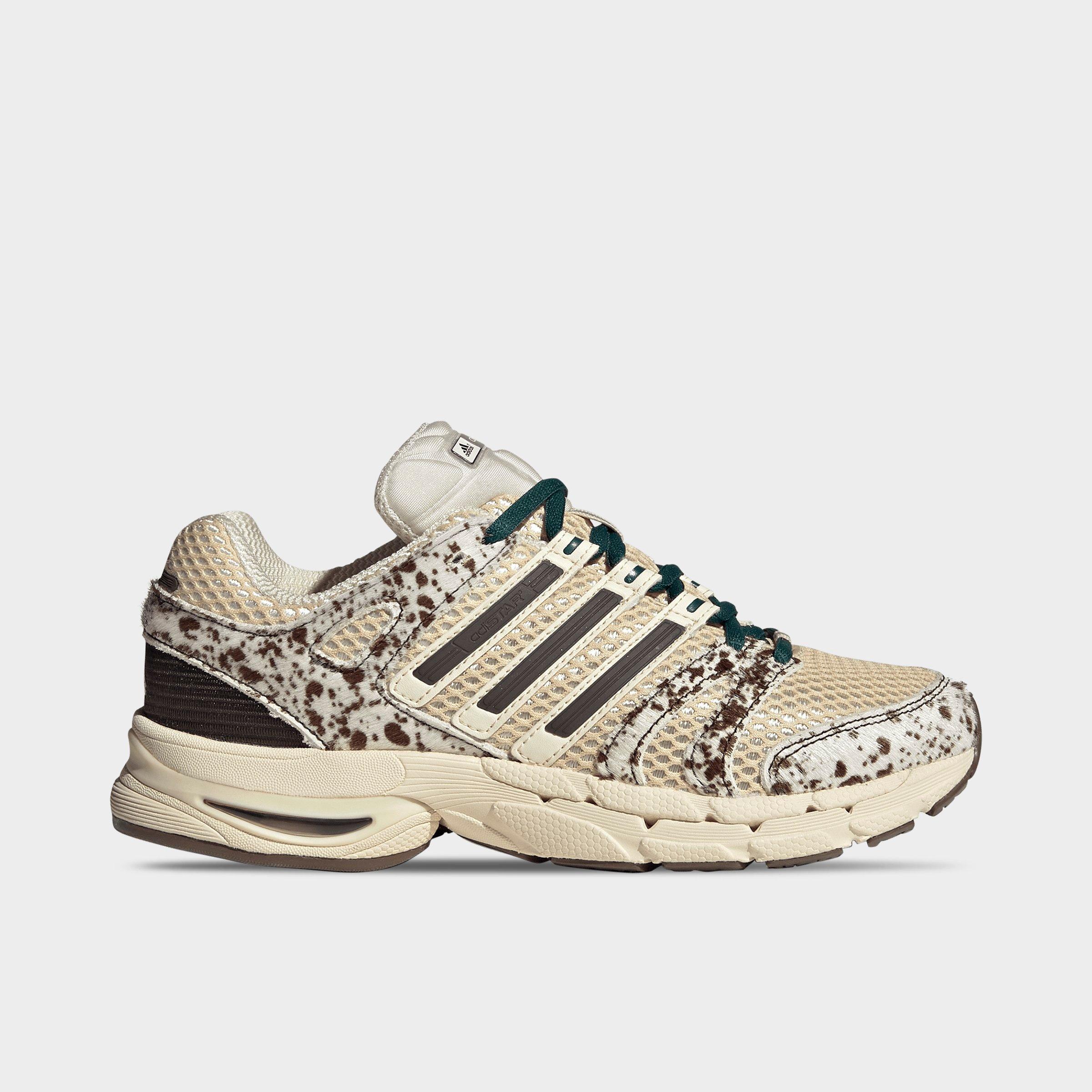 adidas Women's Adistar Control 5 Pony Print Casual Shoes in Off White/Sand Strata/Dark Brown Size: 5.5
