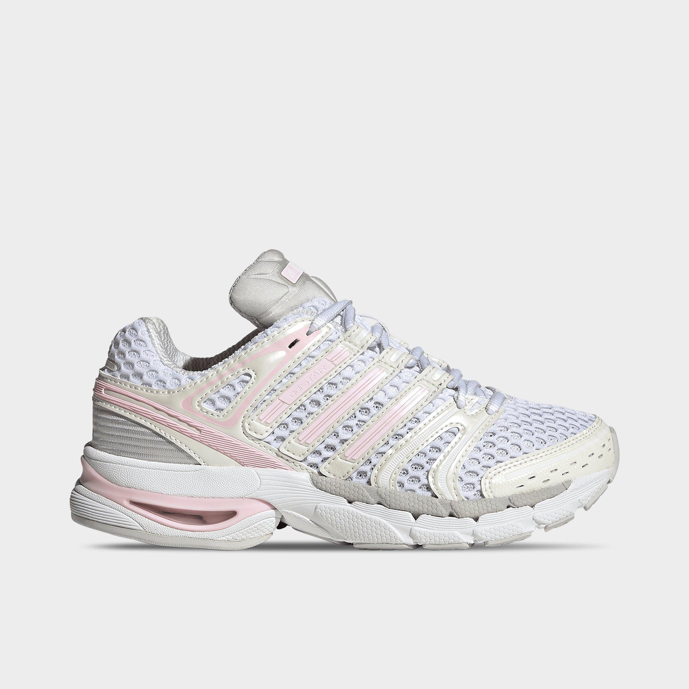 adidas Big Kids Adistar Control 5 Casual Shoes in Clear Pink/Cloud White/Clear Pink Size: 5.0