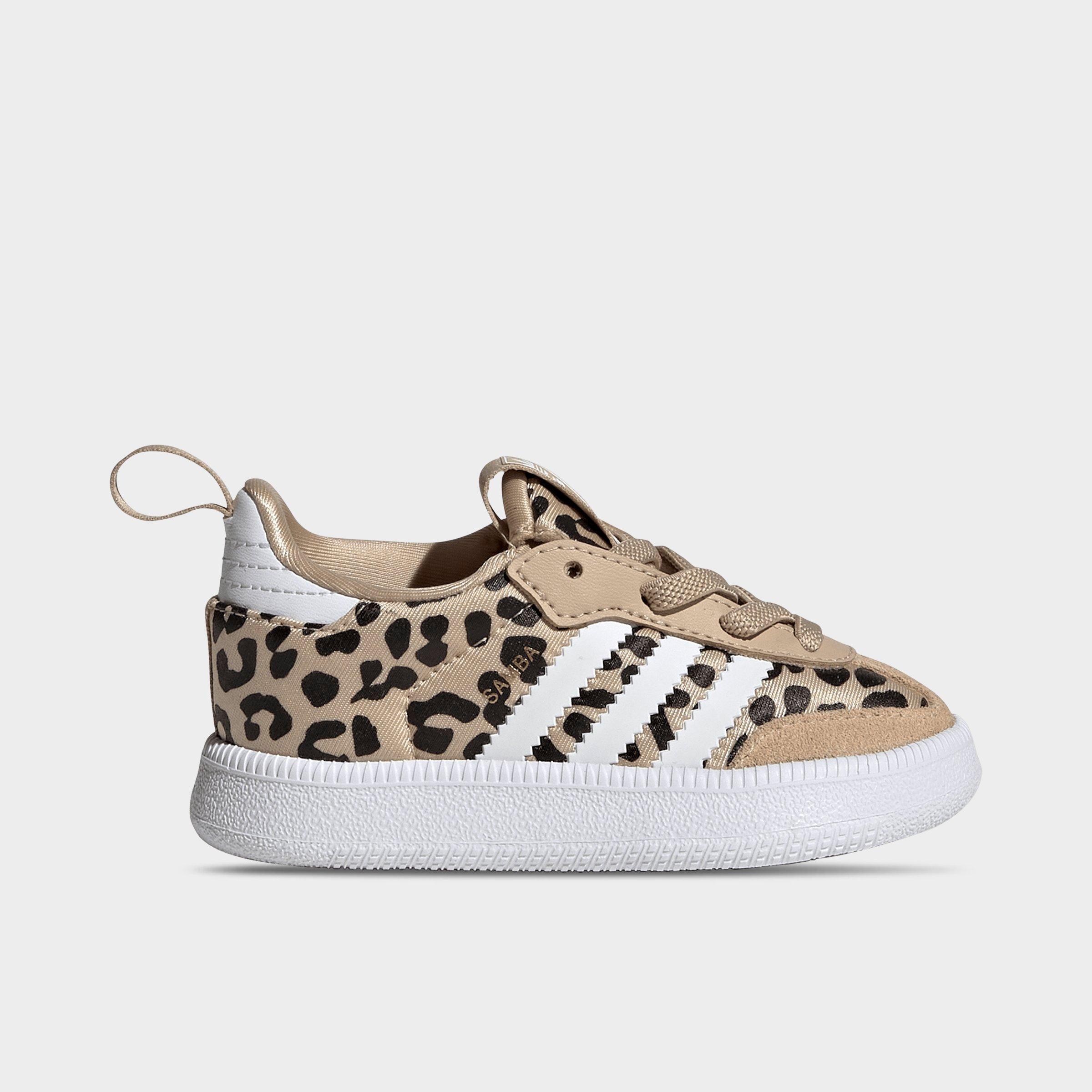 adidas Kids Toddler Samba Quickon Casual Shoes in Magic Beige/Cloud White/Core Black Size: 4.0