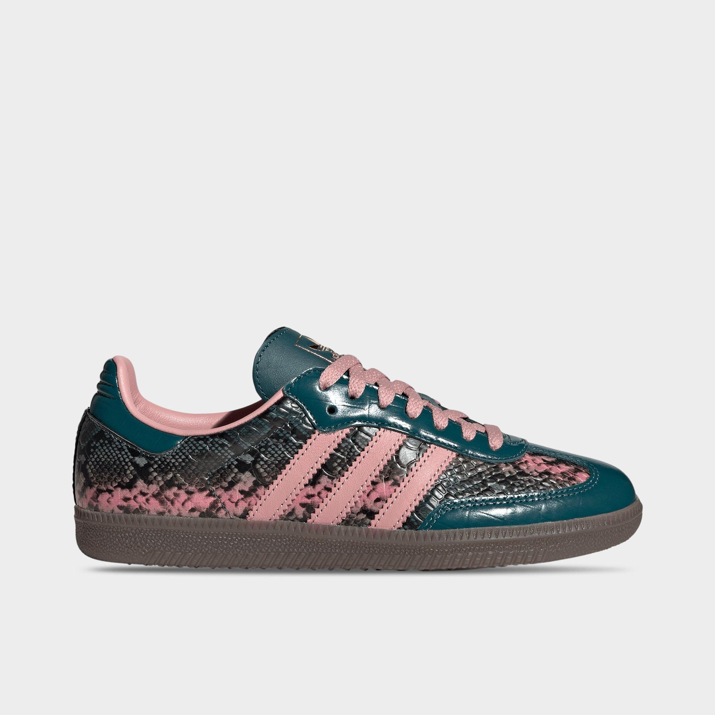 adidas Women's Originals Samba OG Metallic Snakeskin Casual Shoes