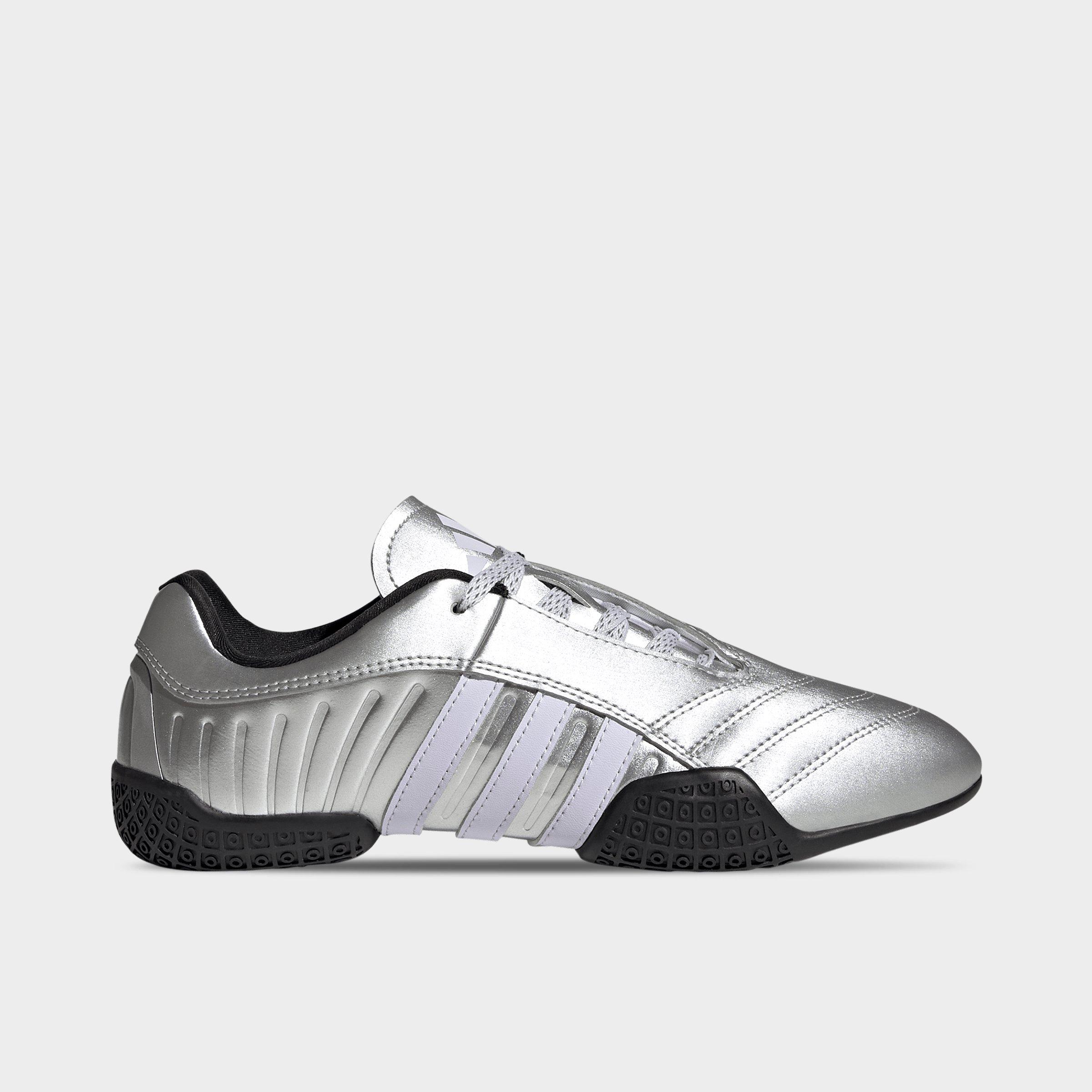 adidas Women's Originals Taekwondo Mei Elite Casual Shoes in Silver Metallic/Frozen Purple/Core Black Size: 11.0