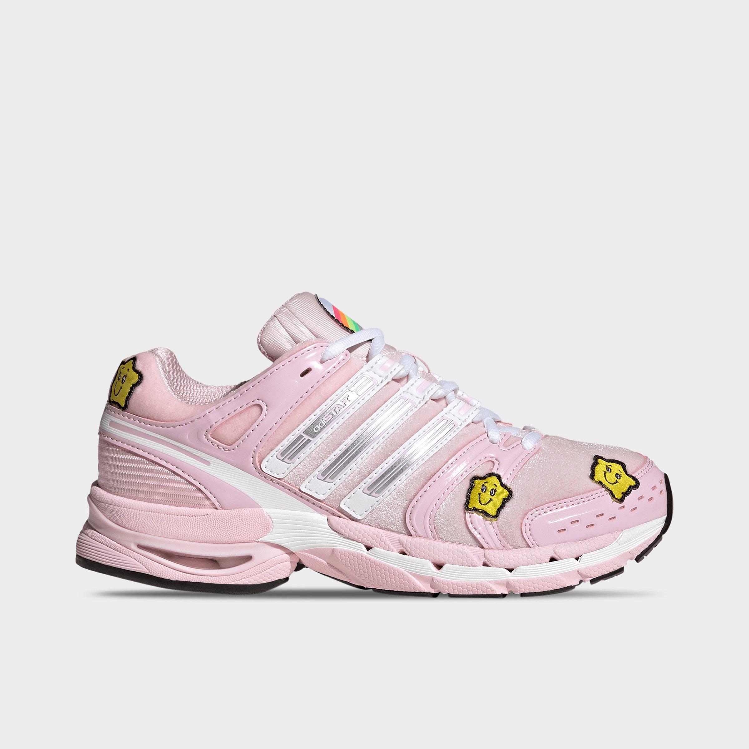 adidas Women's Originals x Care Bears adistar Control 5 Shoes in Clear Pink/Cloud White/Lucid Pink Size: 10.5