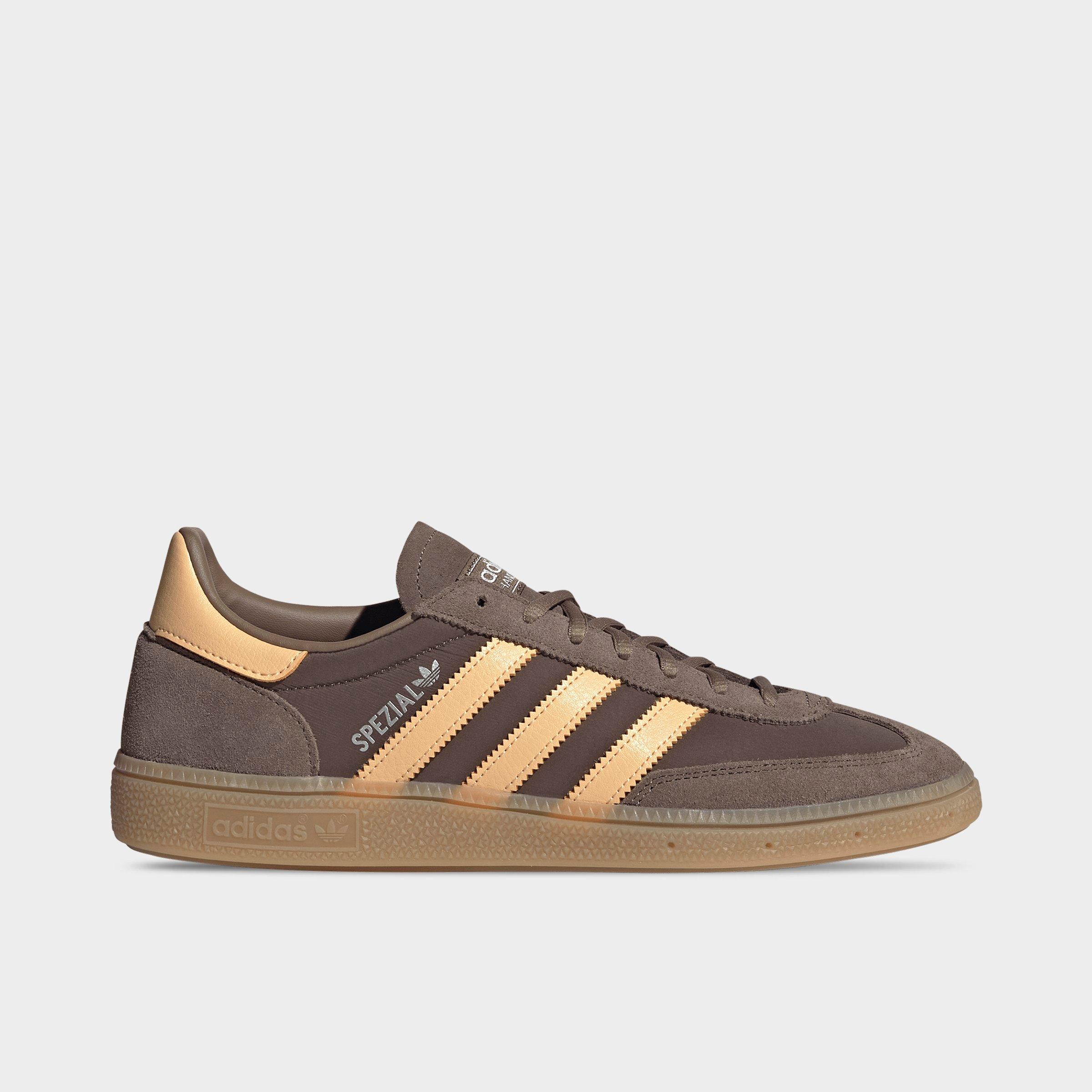 adidas Men's Originals Handball Spezial Casual Shoes in Earth Strata/Pulse Amber/Gum Size: 12.0