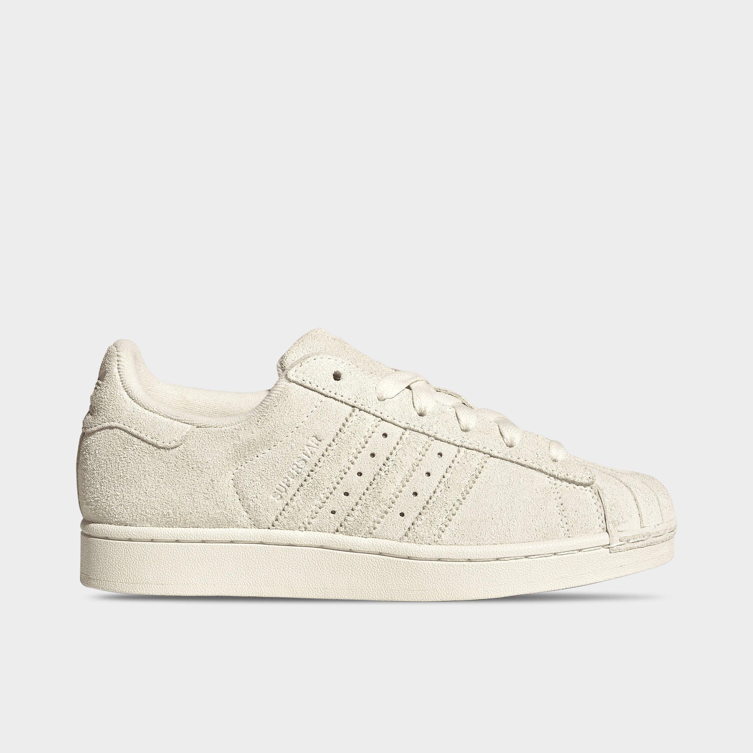 adidas Women's Originals Superstar II Casual Shoes in Off White/Off White/Grey Two Size: 11.0