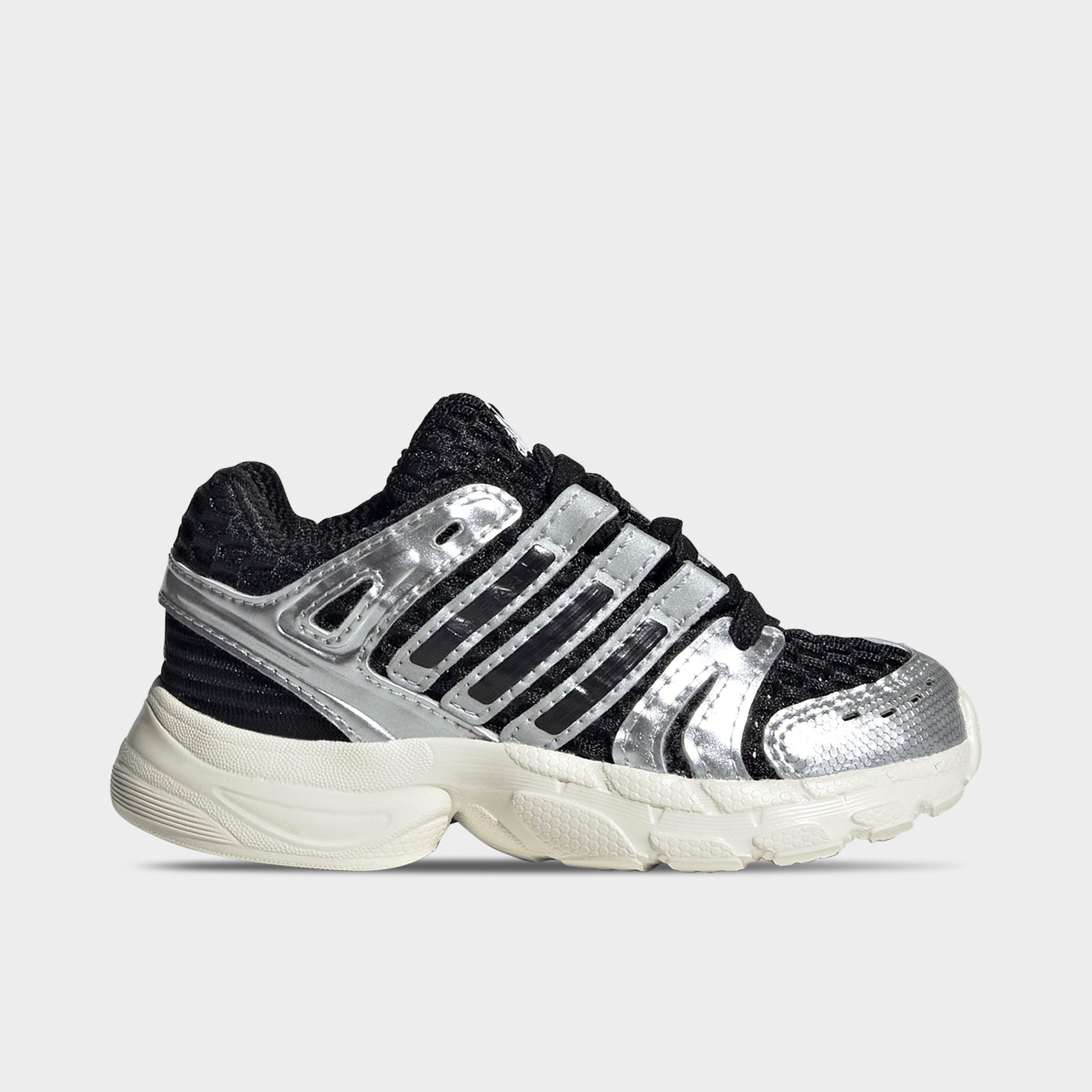 adidas Kids Toddler Adistar Control 5 Casual Shoes in Core Black/Silver Metallic Size: 6.0