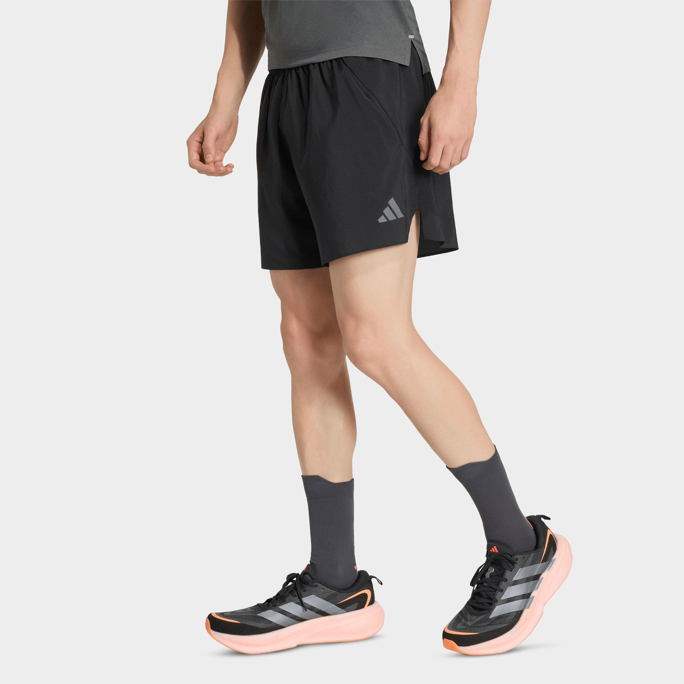 adidas Men's adi365 Iconic Running Shorts in Black/Grey Size: M 7