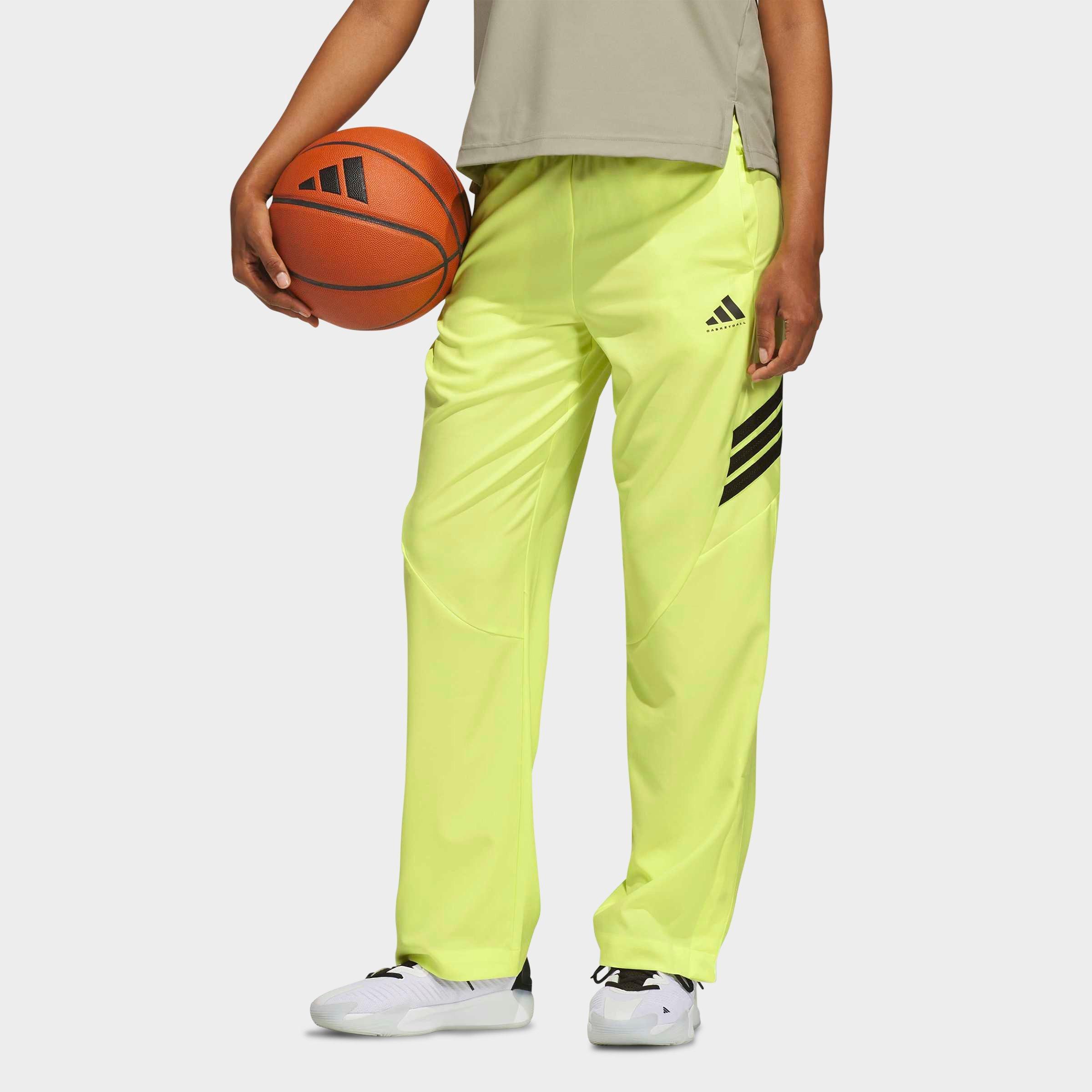 adidas Women's Basketball Crazy Lite Pants in Frozen Lemon Size: Medium