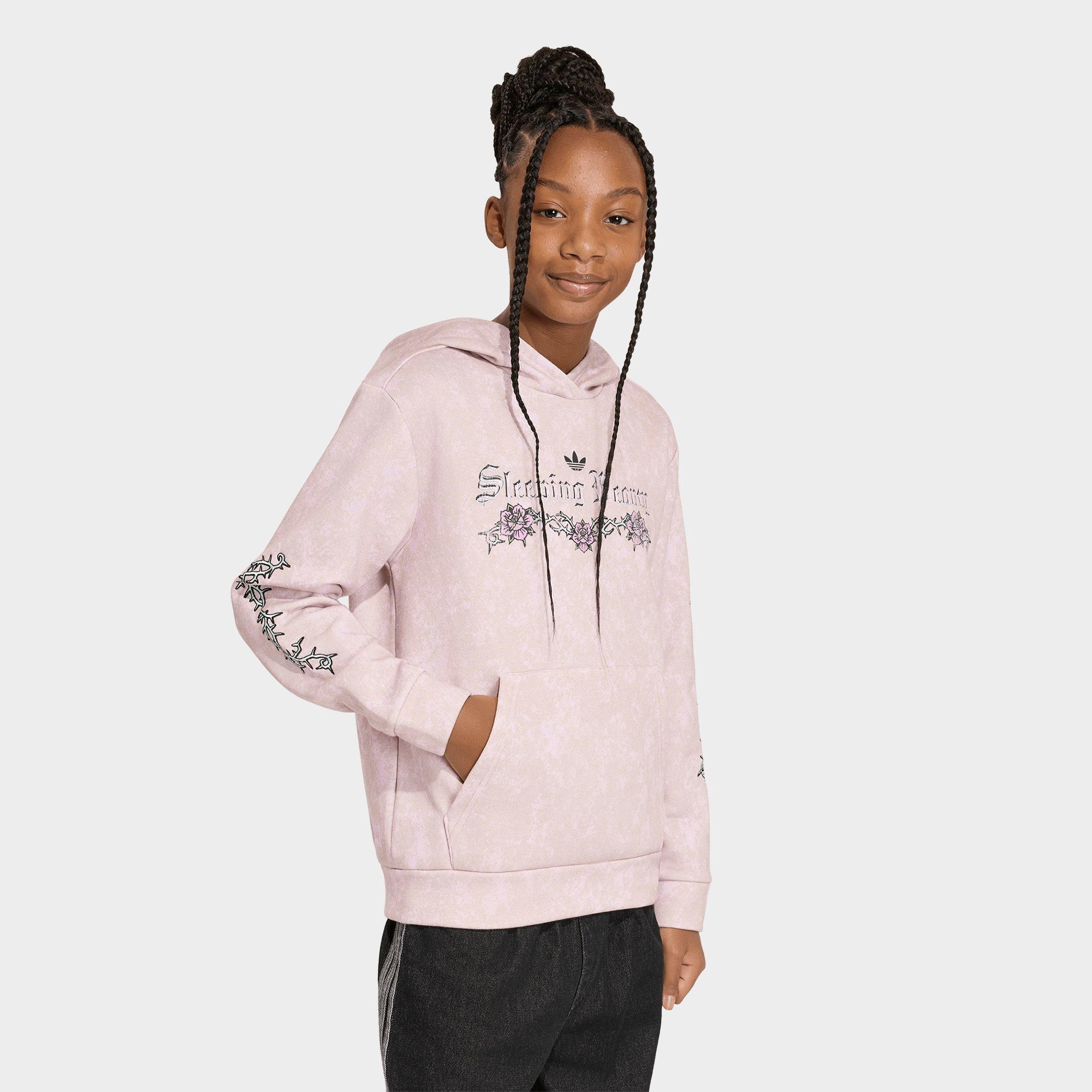 adidas Girls Big Kids Originals x Disney Villains Loose Washed Hoodie