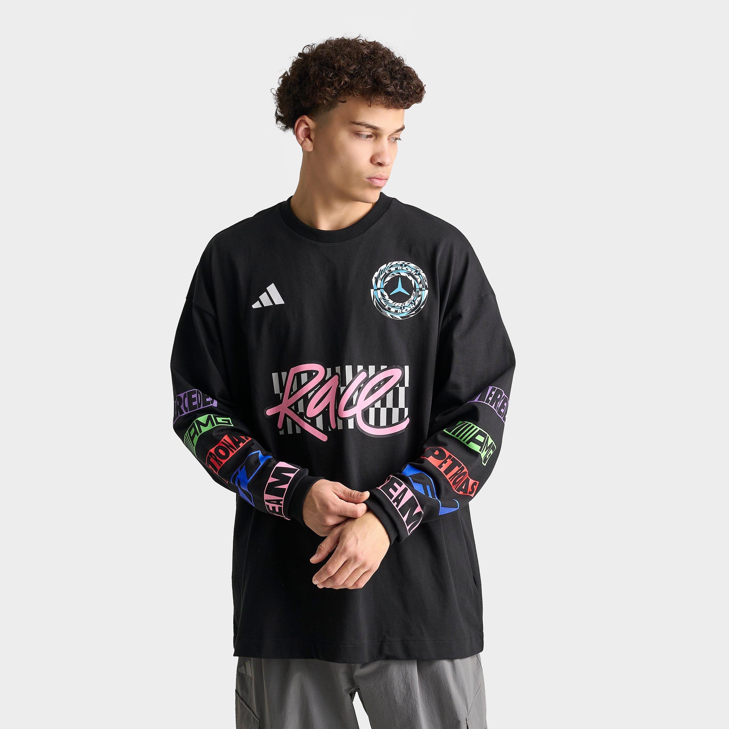 adidas Men's Mercedes-AMG Petronas F1 Light On Long-Sleeve T-Shirt
