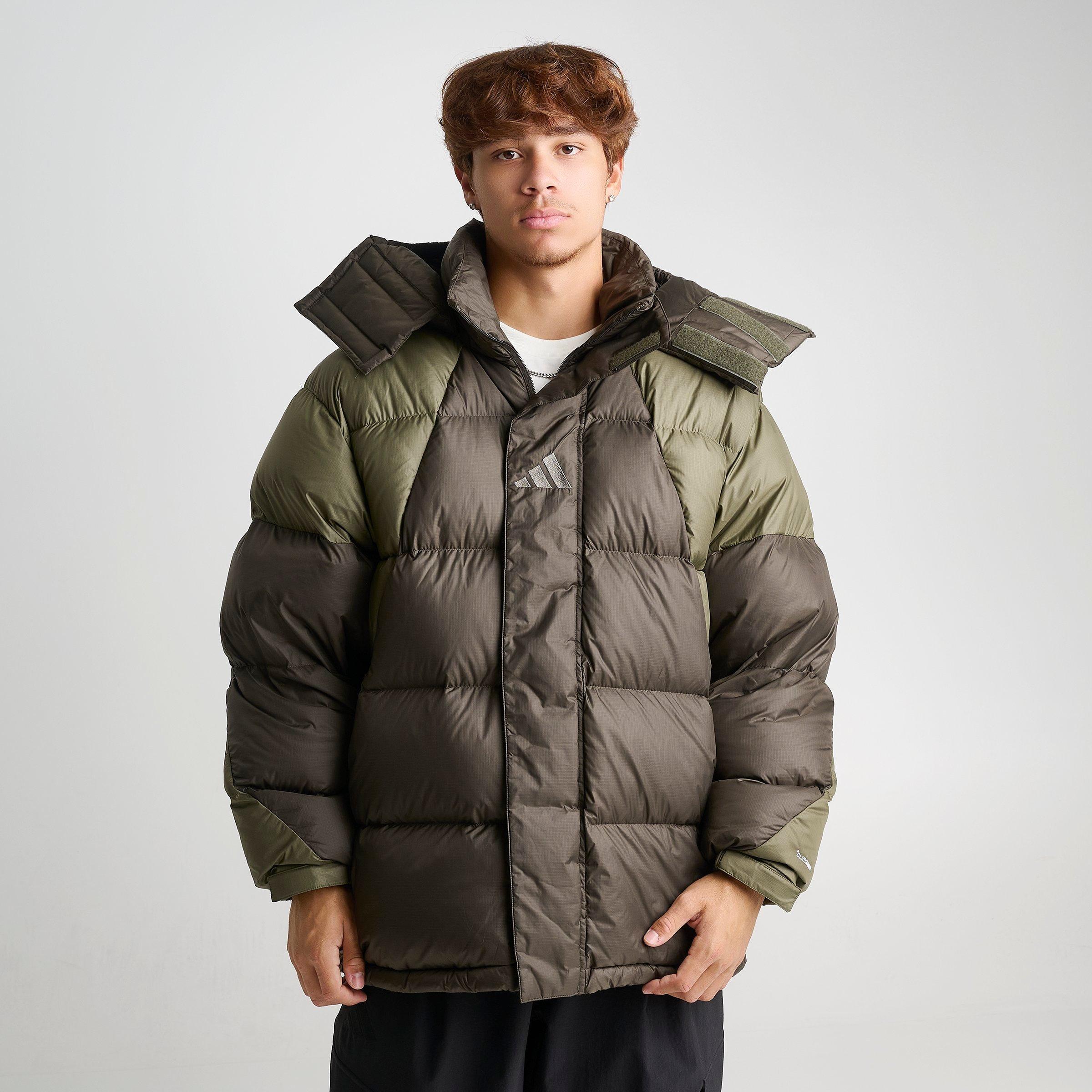 adidas Men's Terrex Xploric Climawarm Down Full-Zip Hooded Puffer Jacket