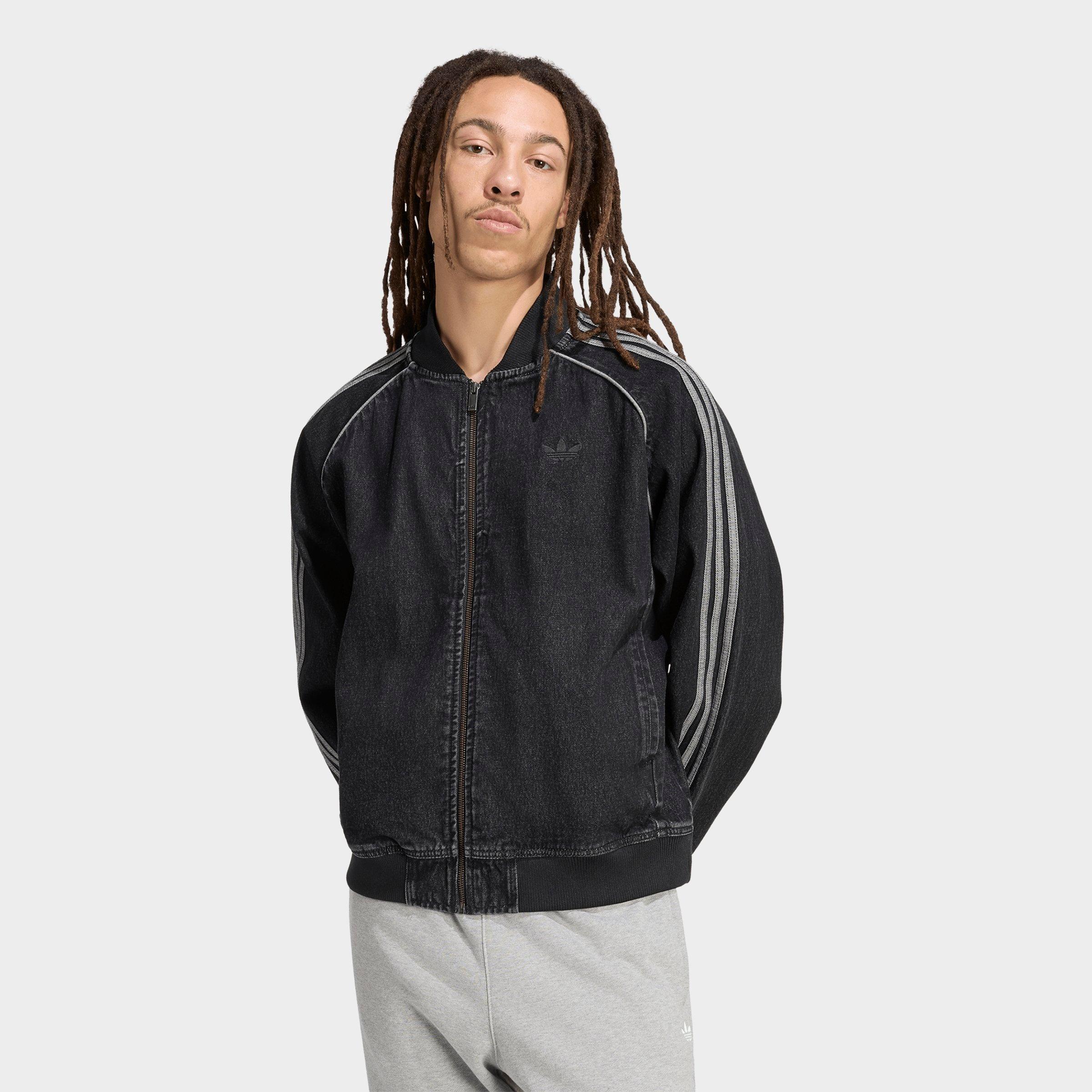 adidas Men's Originals Superstar Adicolor Denim Full-Zip Track Top