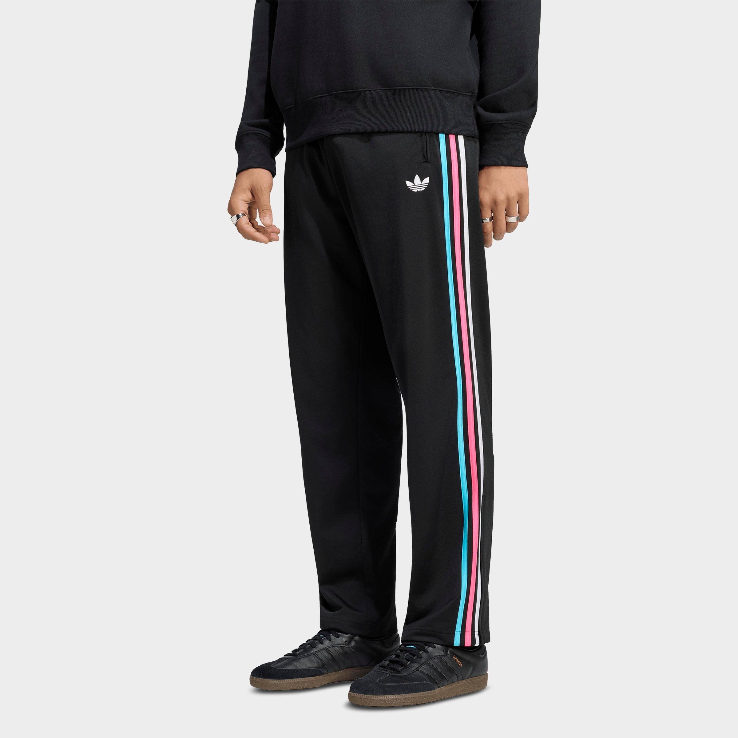 adidas Men's Originals adicolor Firebird Track Pants in Blackcolor Size: 2XL