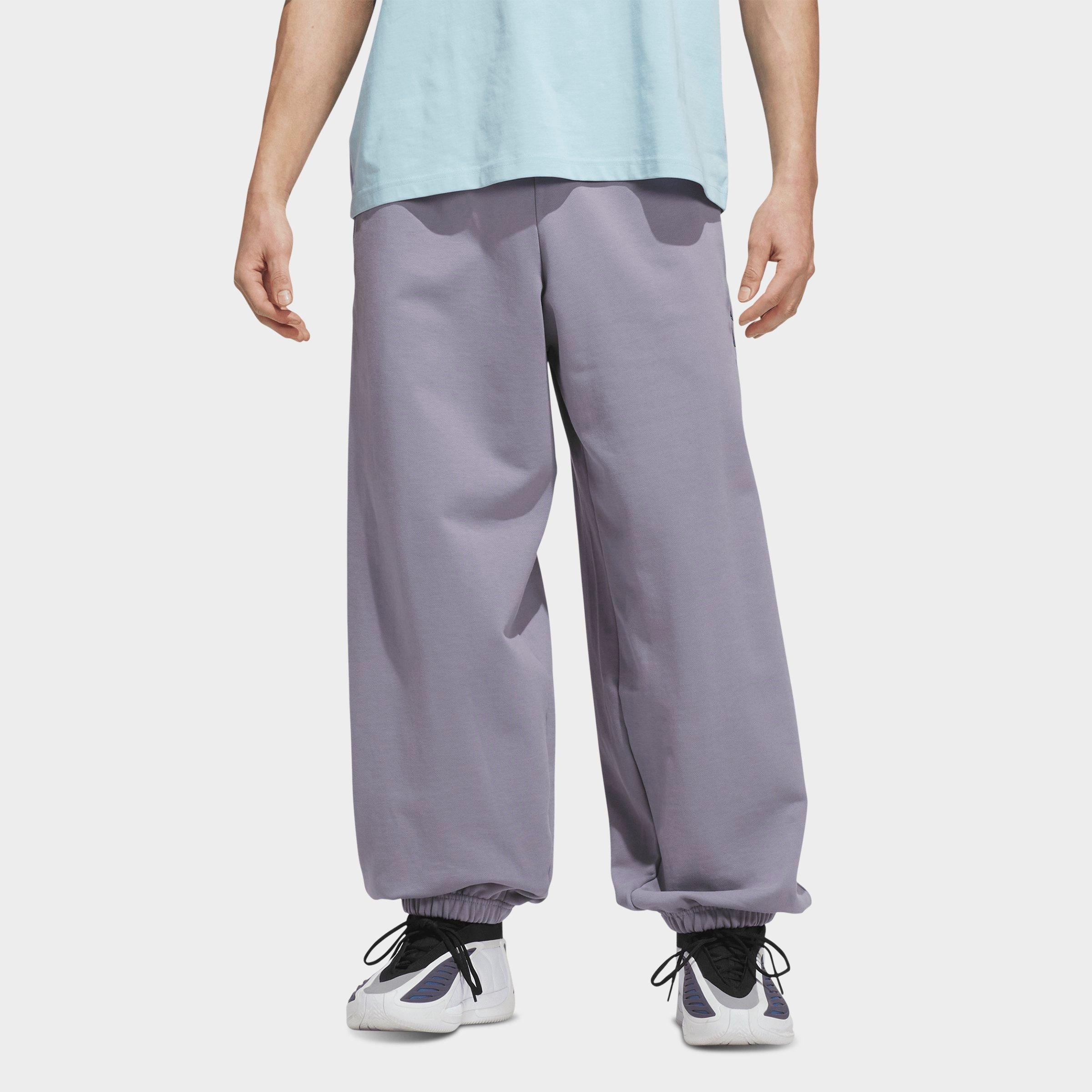 adidas Men's Anthony Edwards Foundation Fleece Jogger Pants in Slate Size: XL