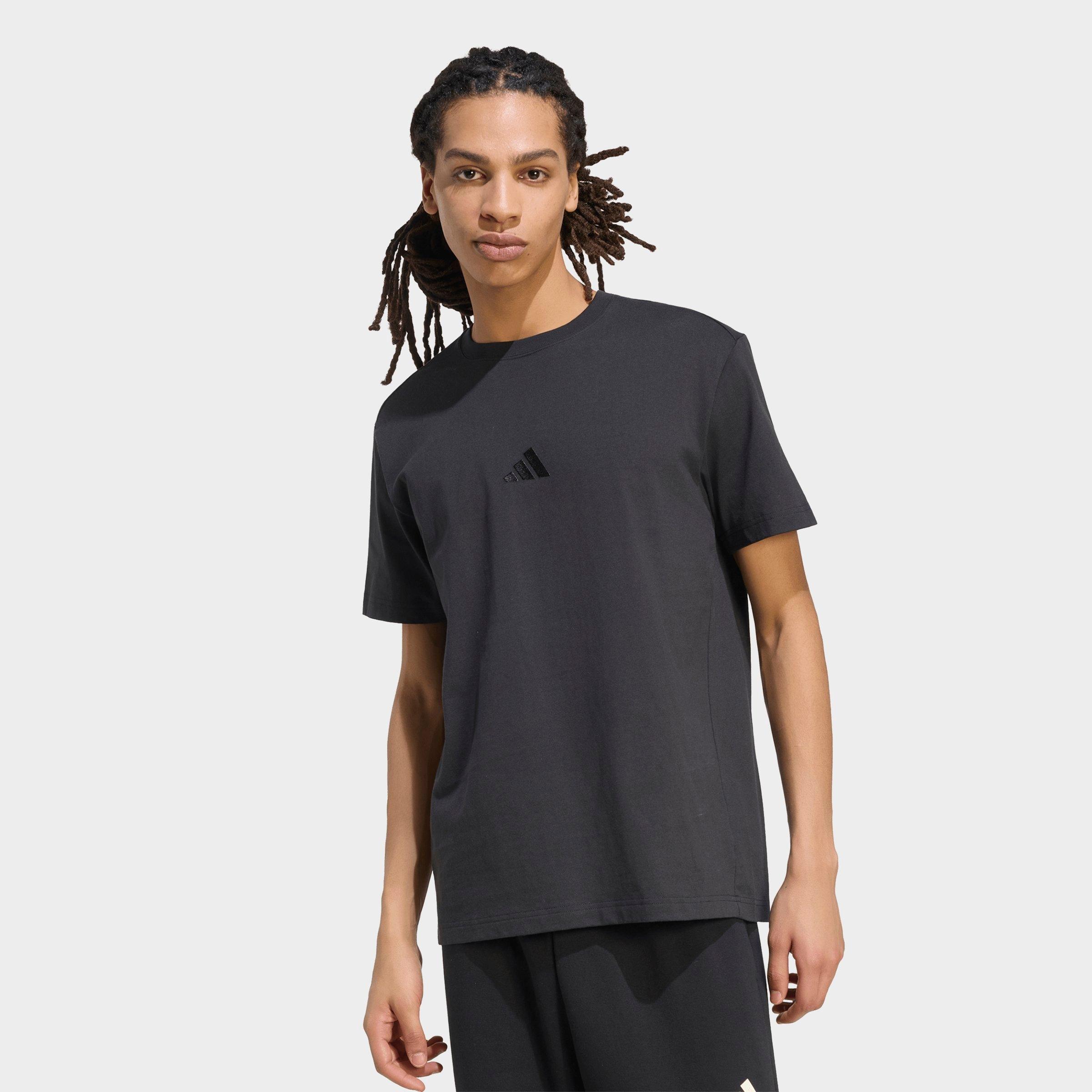 adidas Men's KIT Small Logo T-Shirt in Black Size: XS
