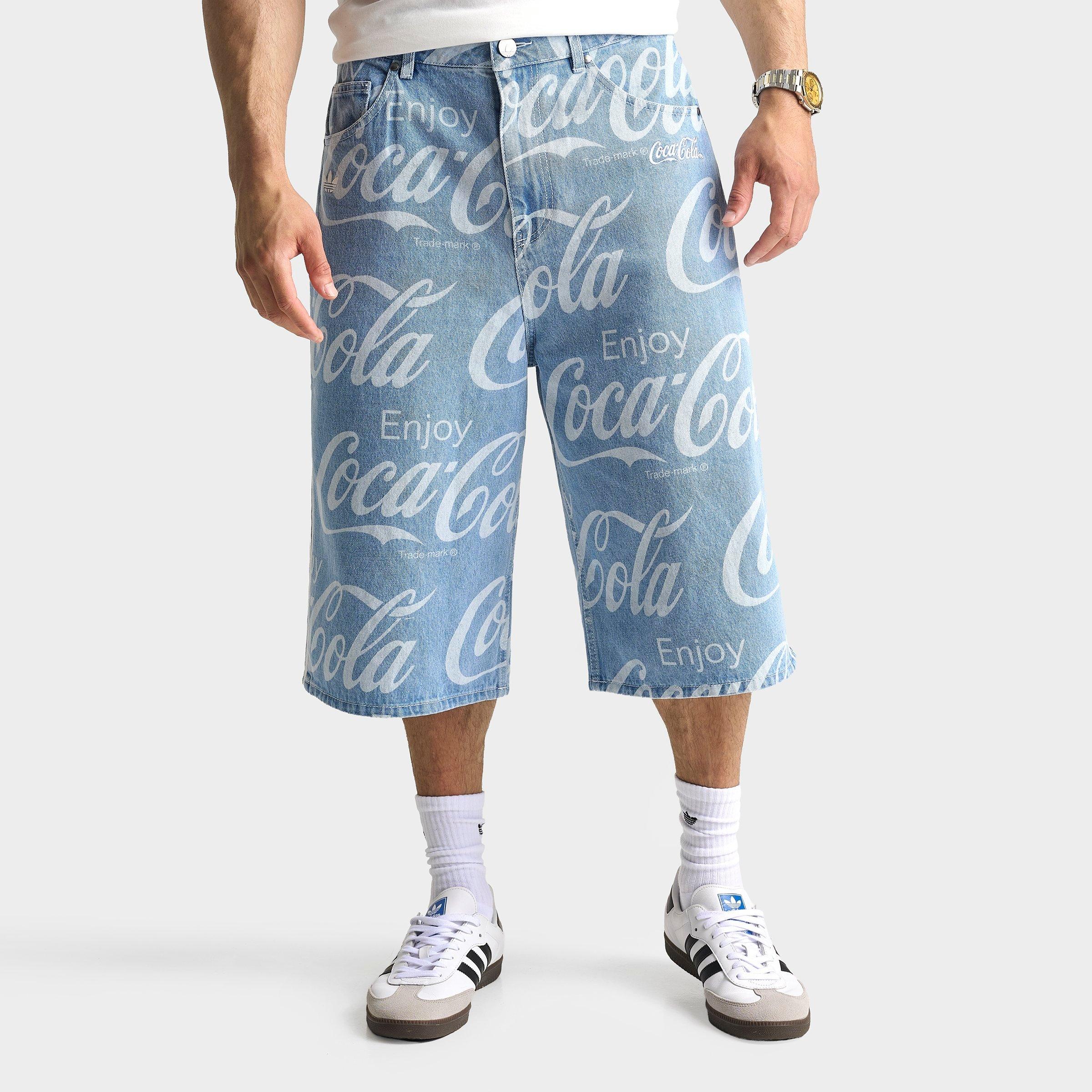 adidas Men's Originals x Coca-Cola Loose Denim Shorts