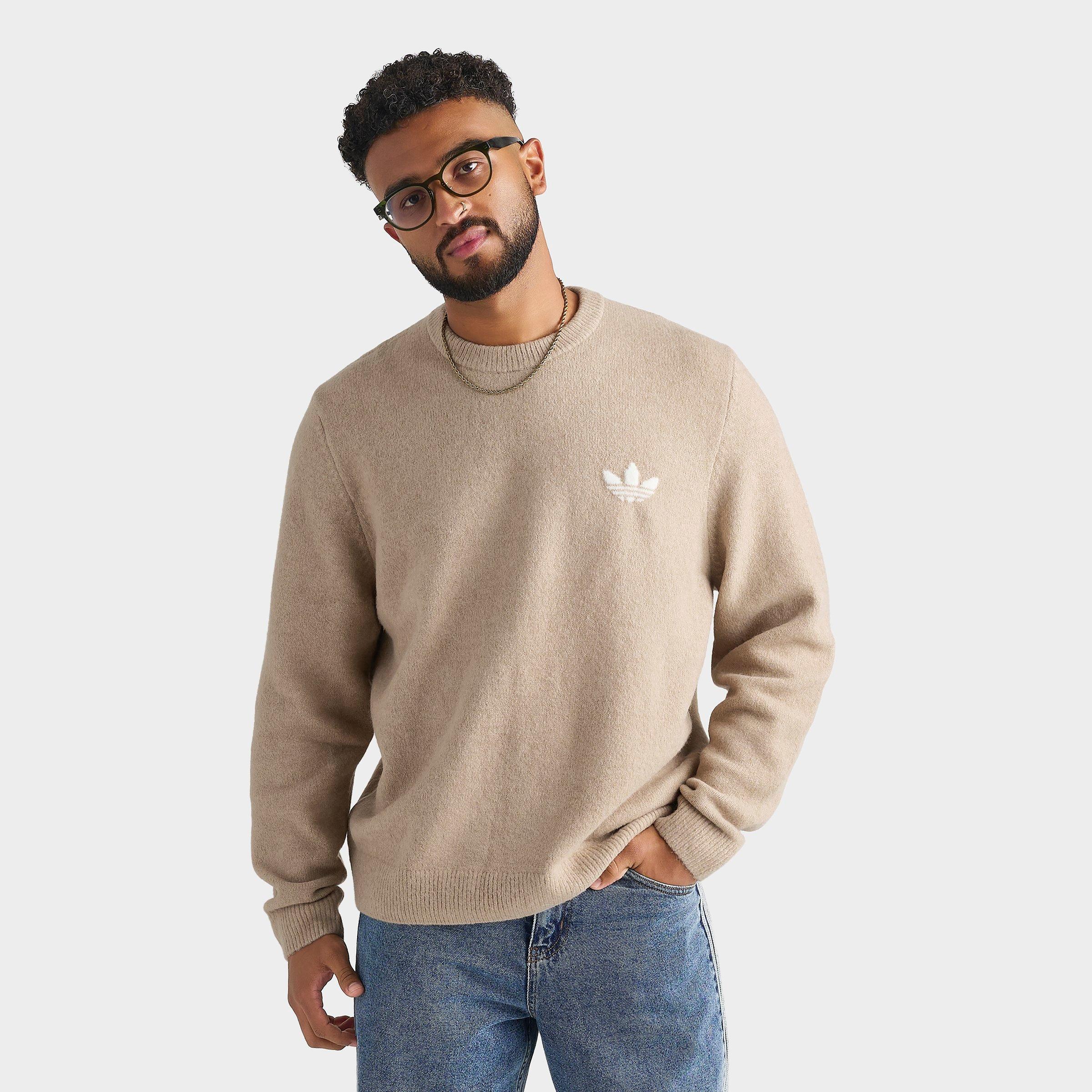 adidas Men's Originals Trefoil Essentials Knit Sweatshirt