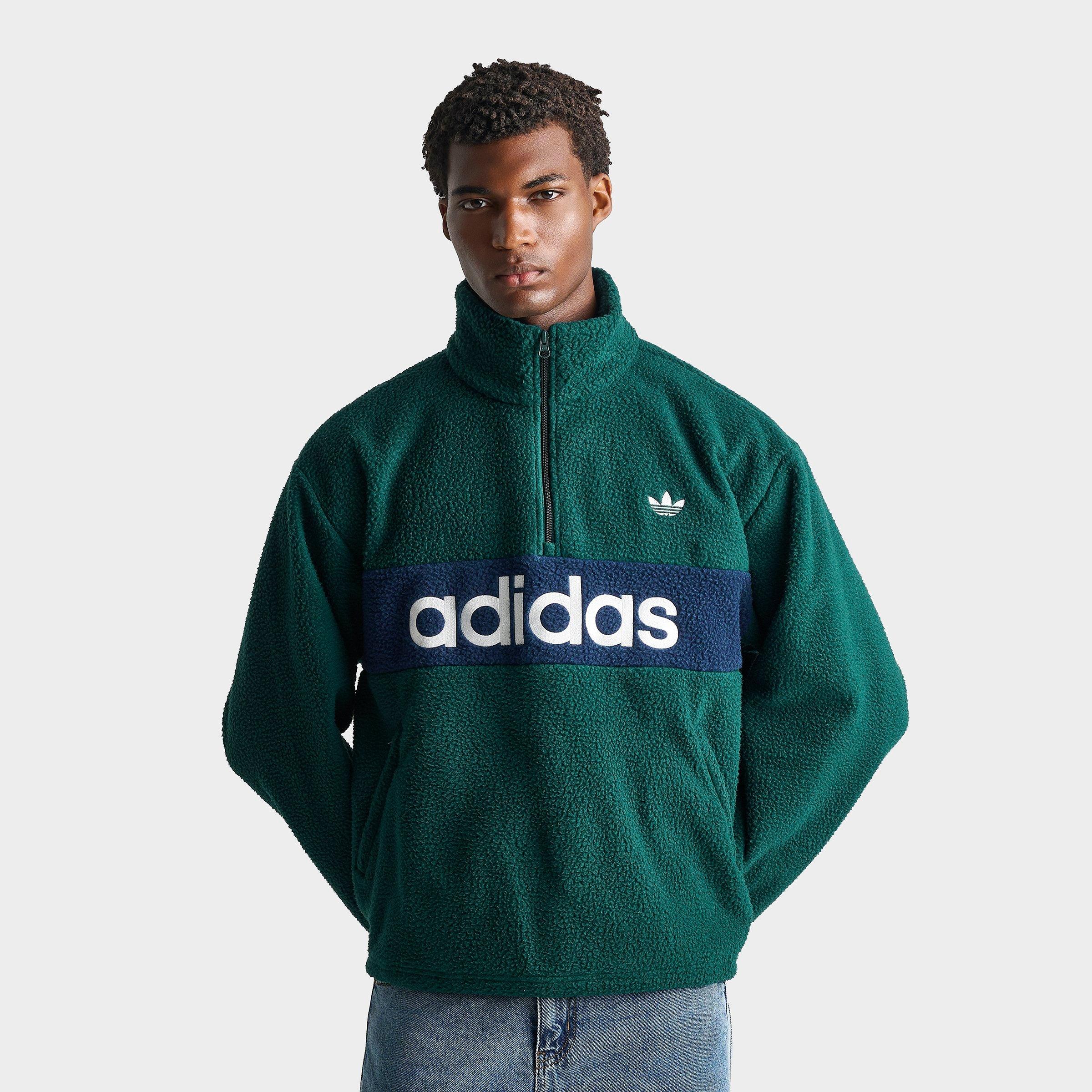 adidas Men's Originals Polar Fleece Half-Zip Pullover Top