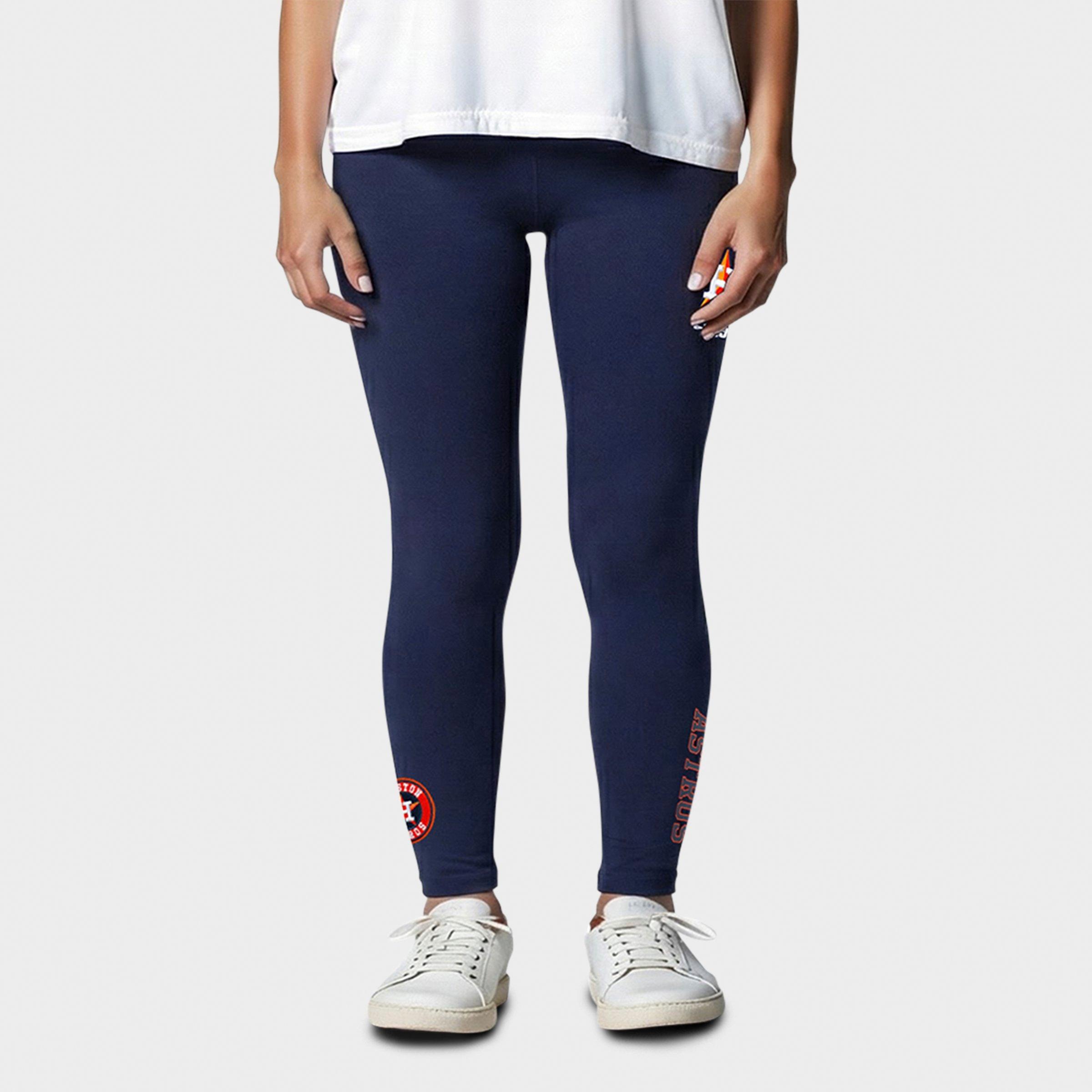 Pro Standard Girls Little Kids Houston Astros MLB Classic Leggings