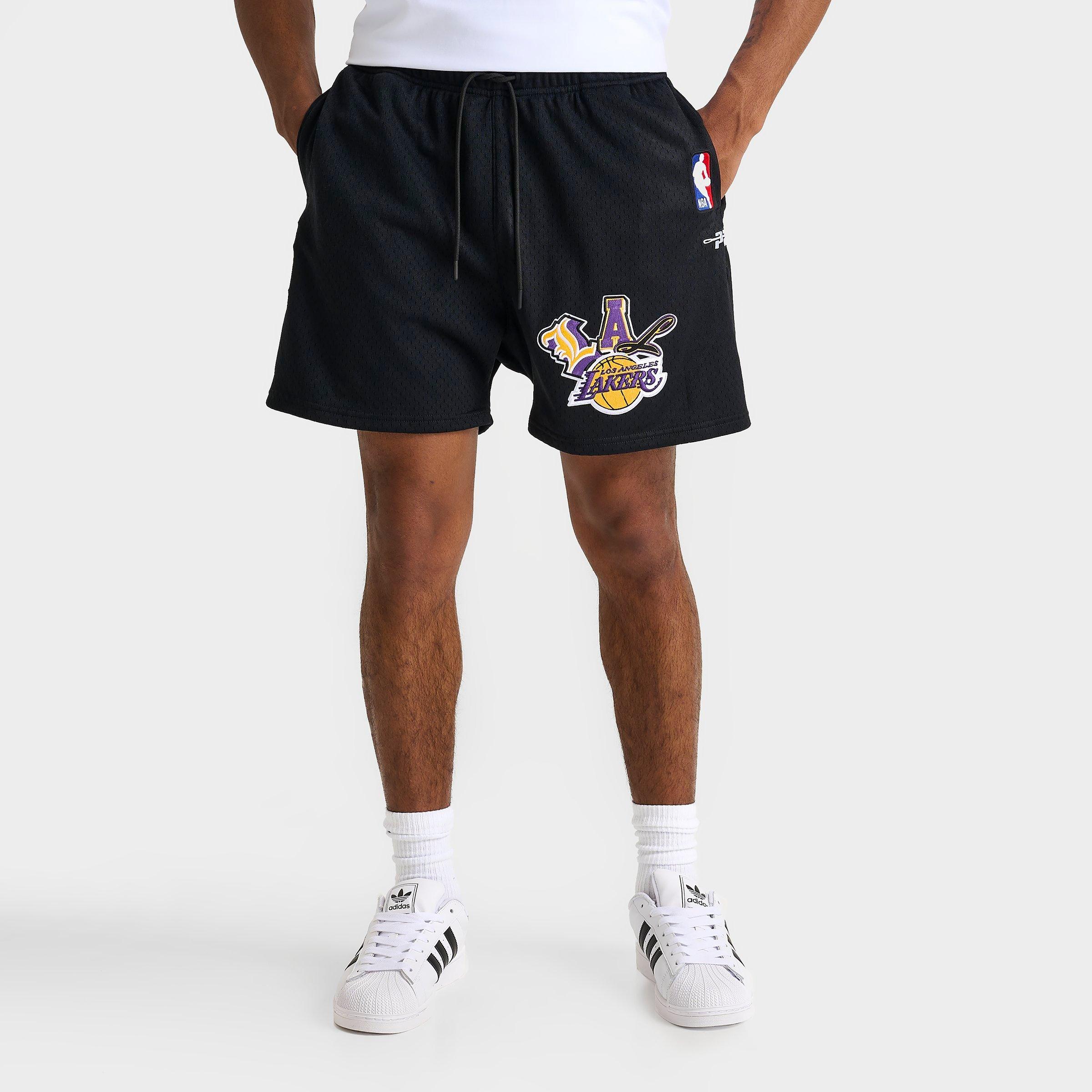 Pro Standard Men's Los Angeles Lakers NBA City Ransom Mesh Shorts in Black Size: Small