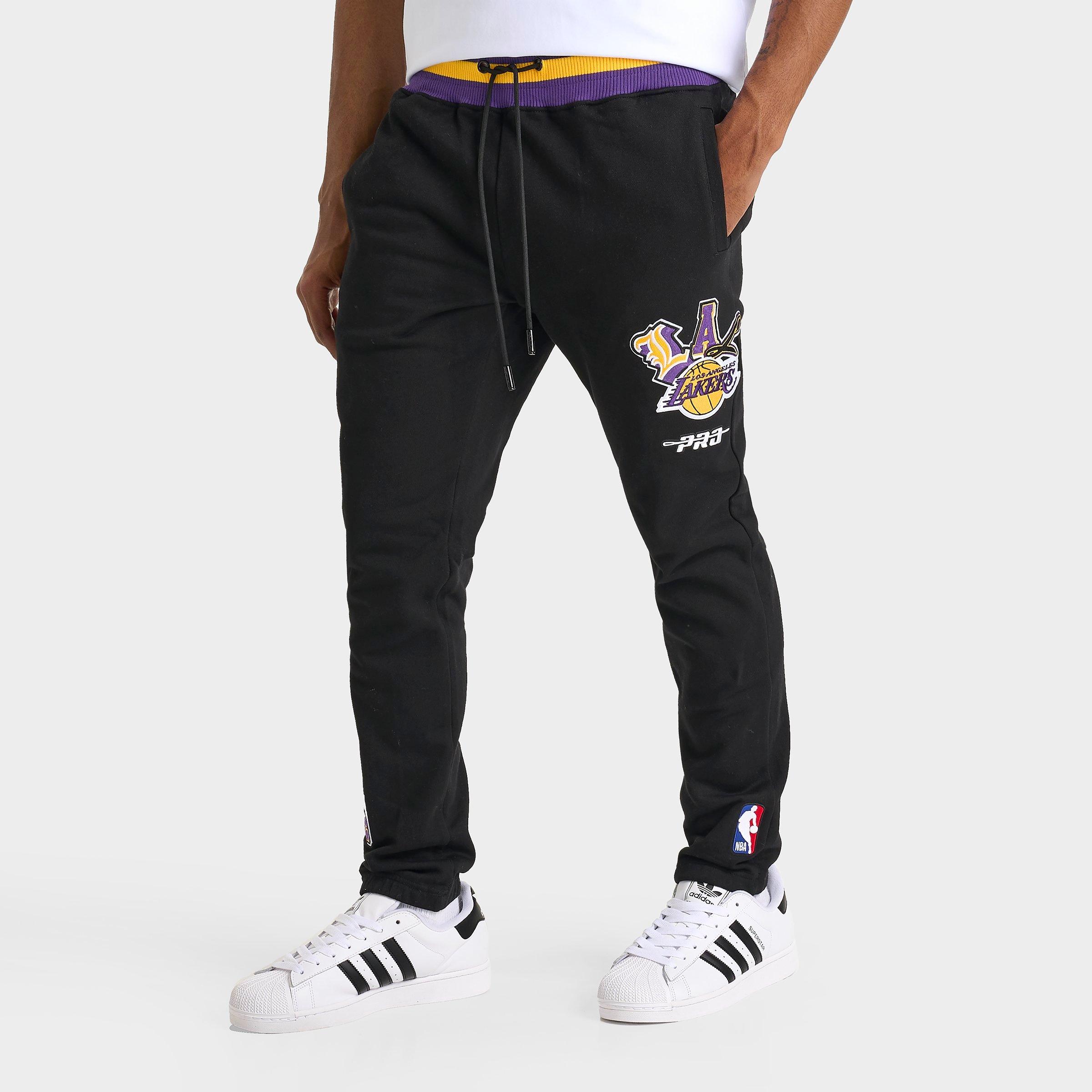 Pro Standard Men's Los Angeles Lakers NBA City Ransom Jogger Sweatpants in Black Size: Small
