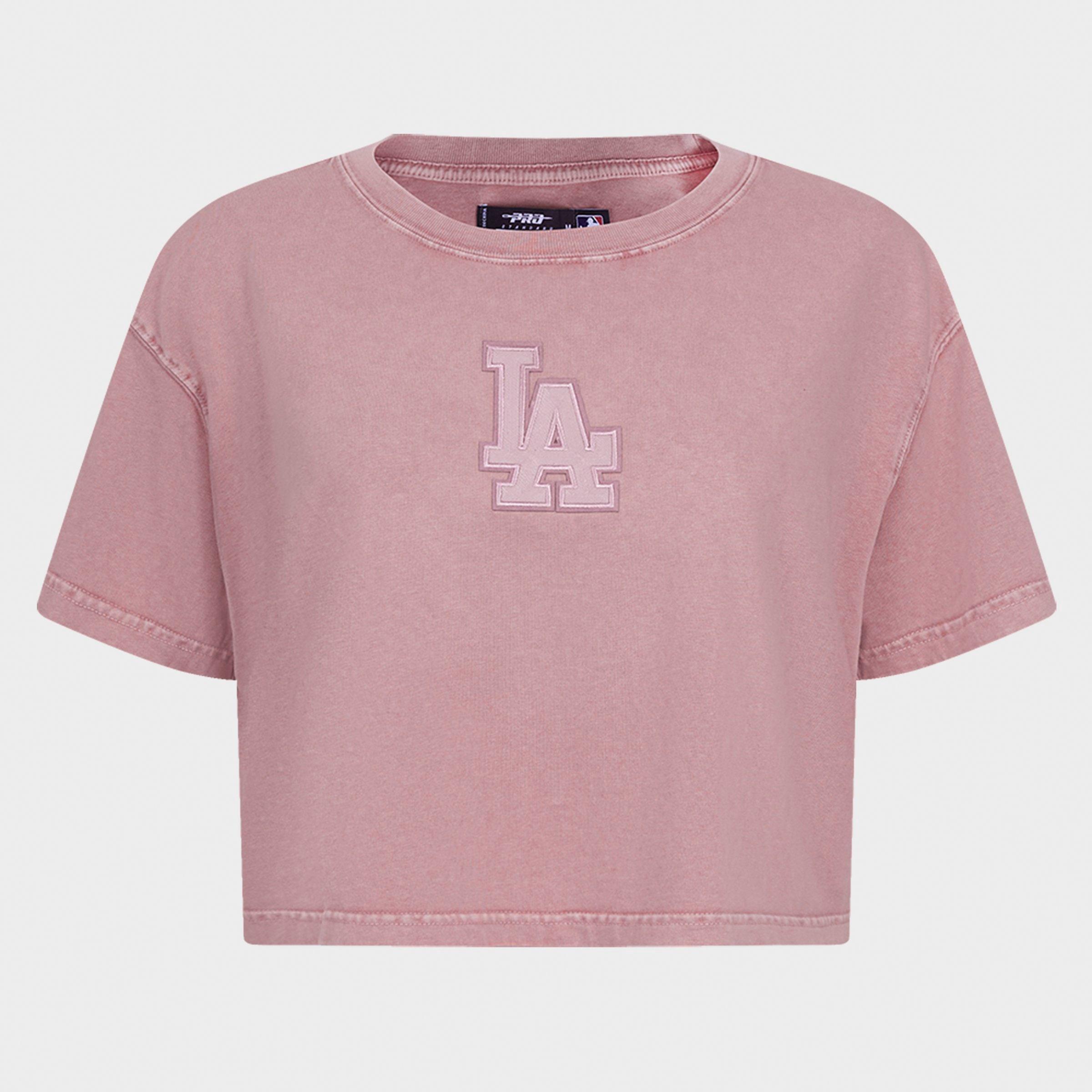 Pro Standard Women's Los Angeles Dodgers MLB Washed Classic Enzyme Wash Boxy T-Shirt