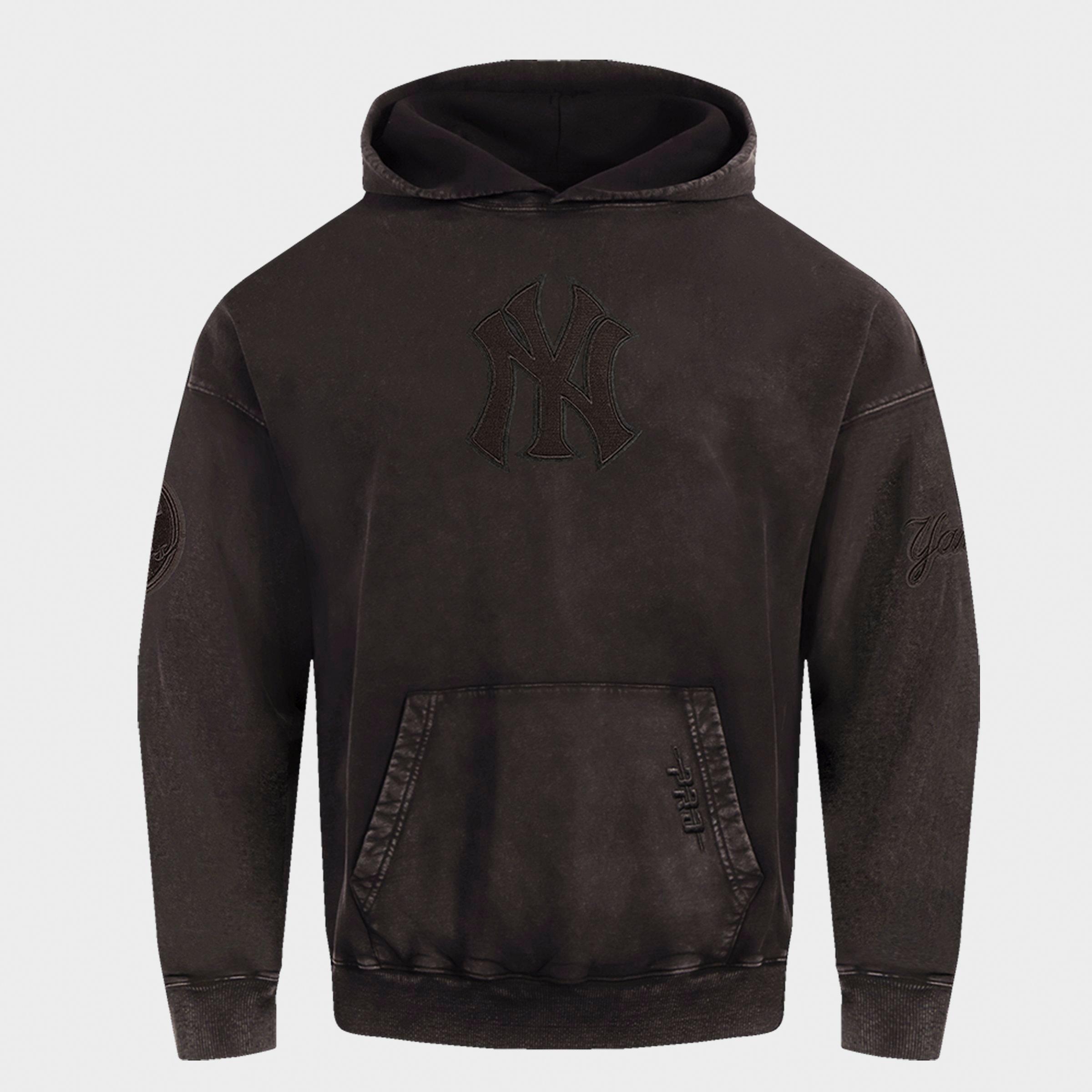 Pro Standard Men's Yankees MLB Enzyme Wash Fleece Pullover Hoodie