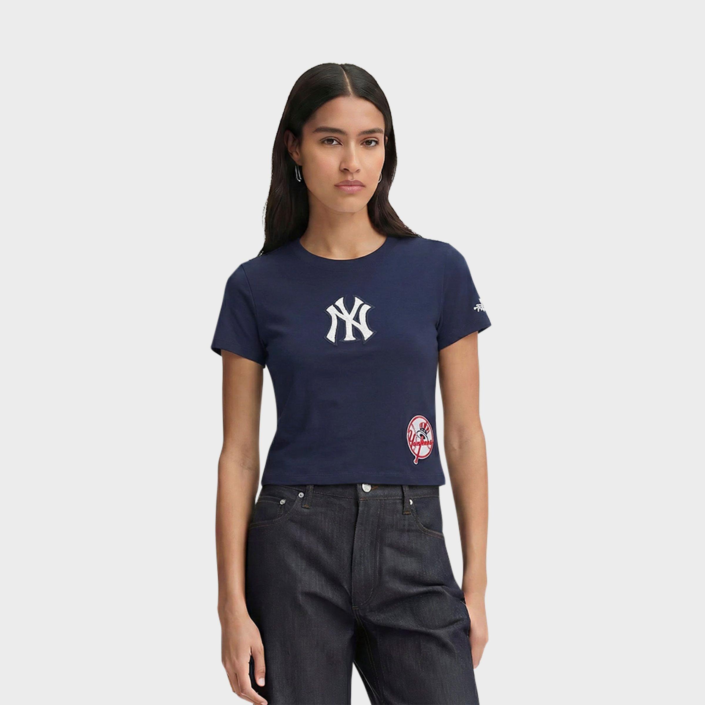 Pro Standard Women's New York Yankees MLB Game Day Classics Single Jersey Baby Doll T-Shirt