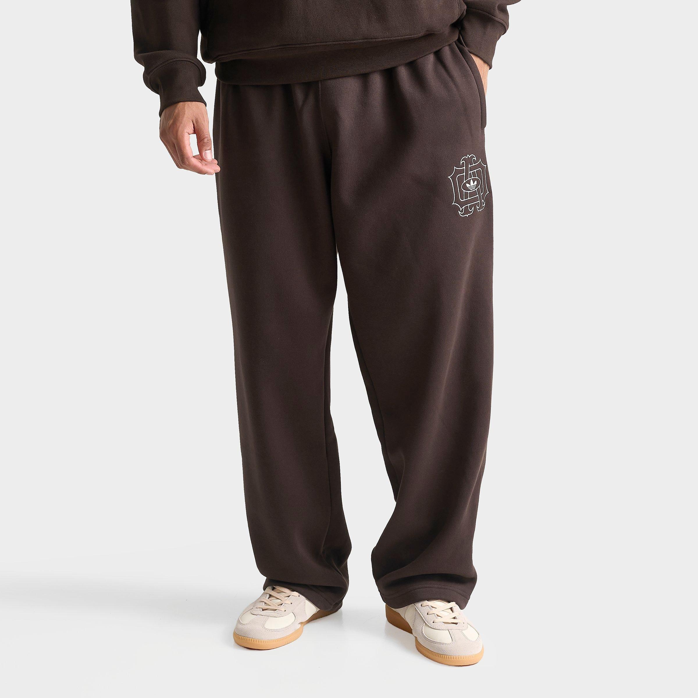 adidas Men's Originals Collegiate Logo Fleece Sweatpants