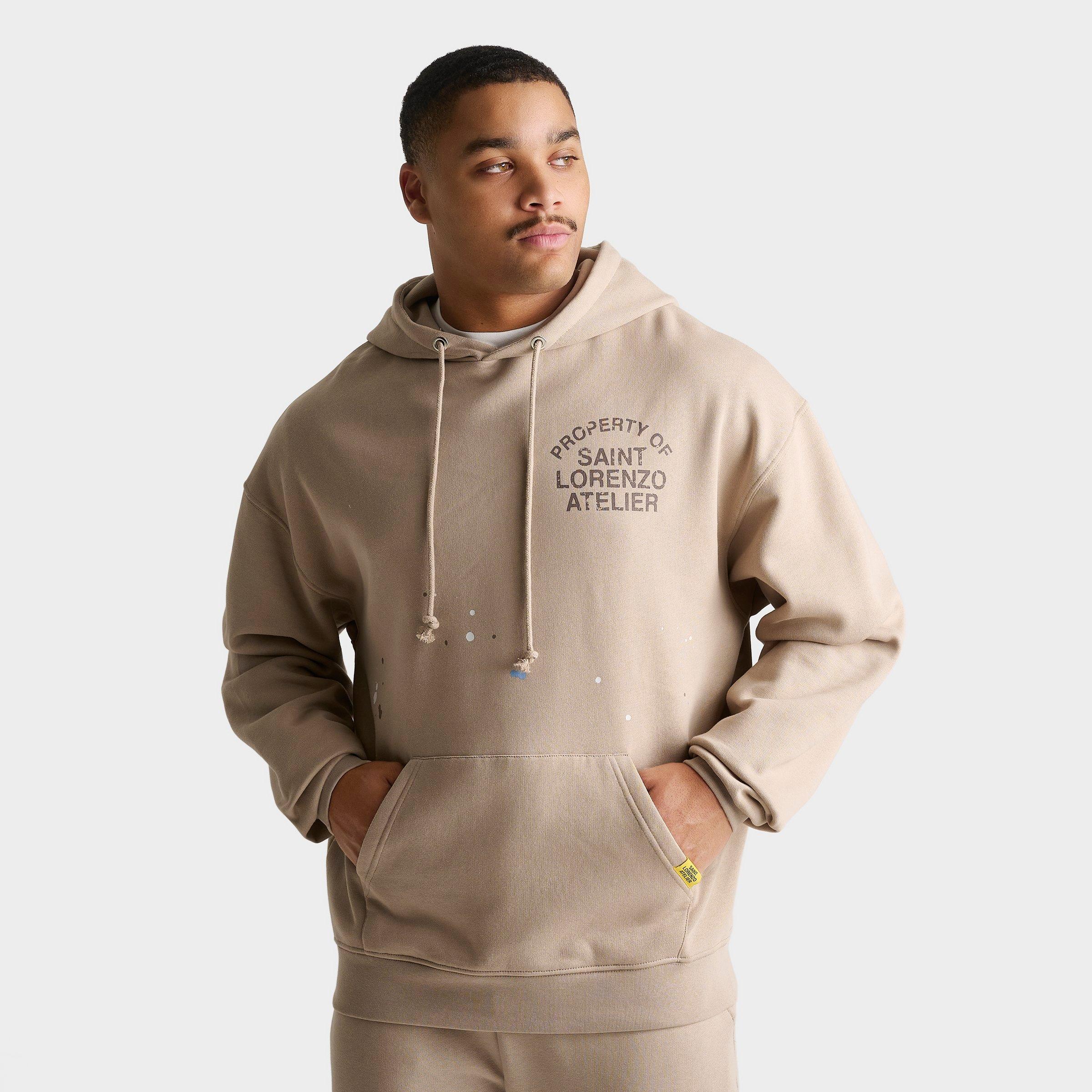 LORENZO Men's Arte Fleece Pullover Hoodie