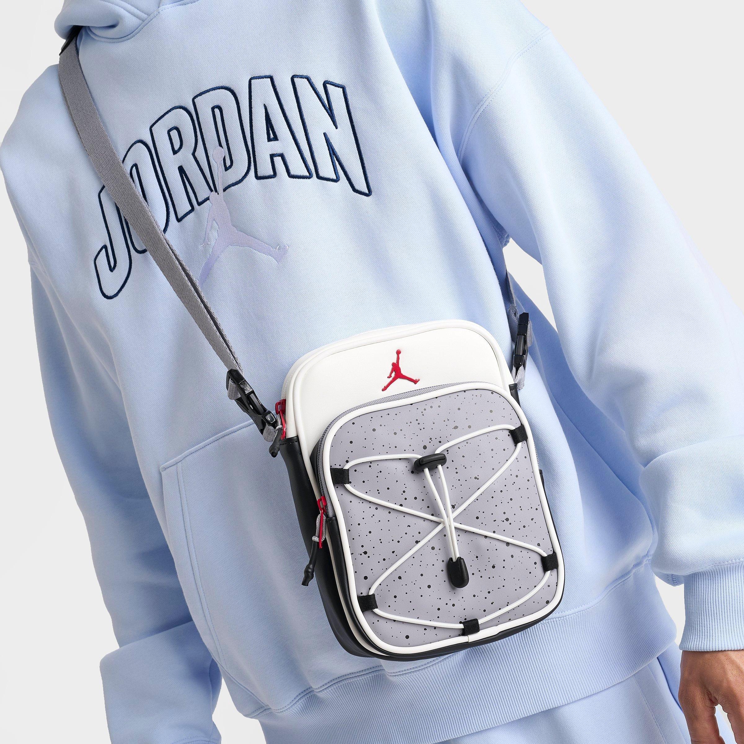 Jordan Festival Crossbody Bag (1L) in Grey Speckle/White