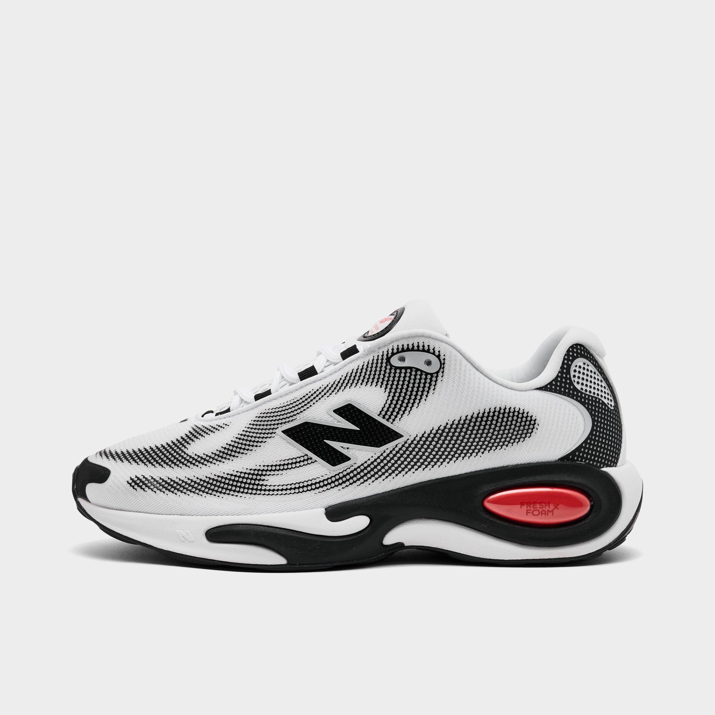New Balance Men's AC Runner Running Shoes in White/Black/Neo Flame Size: 13.0