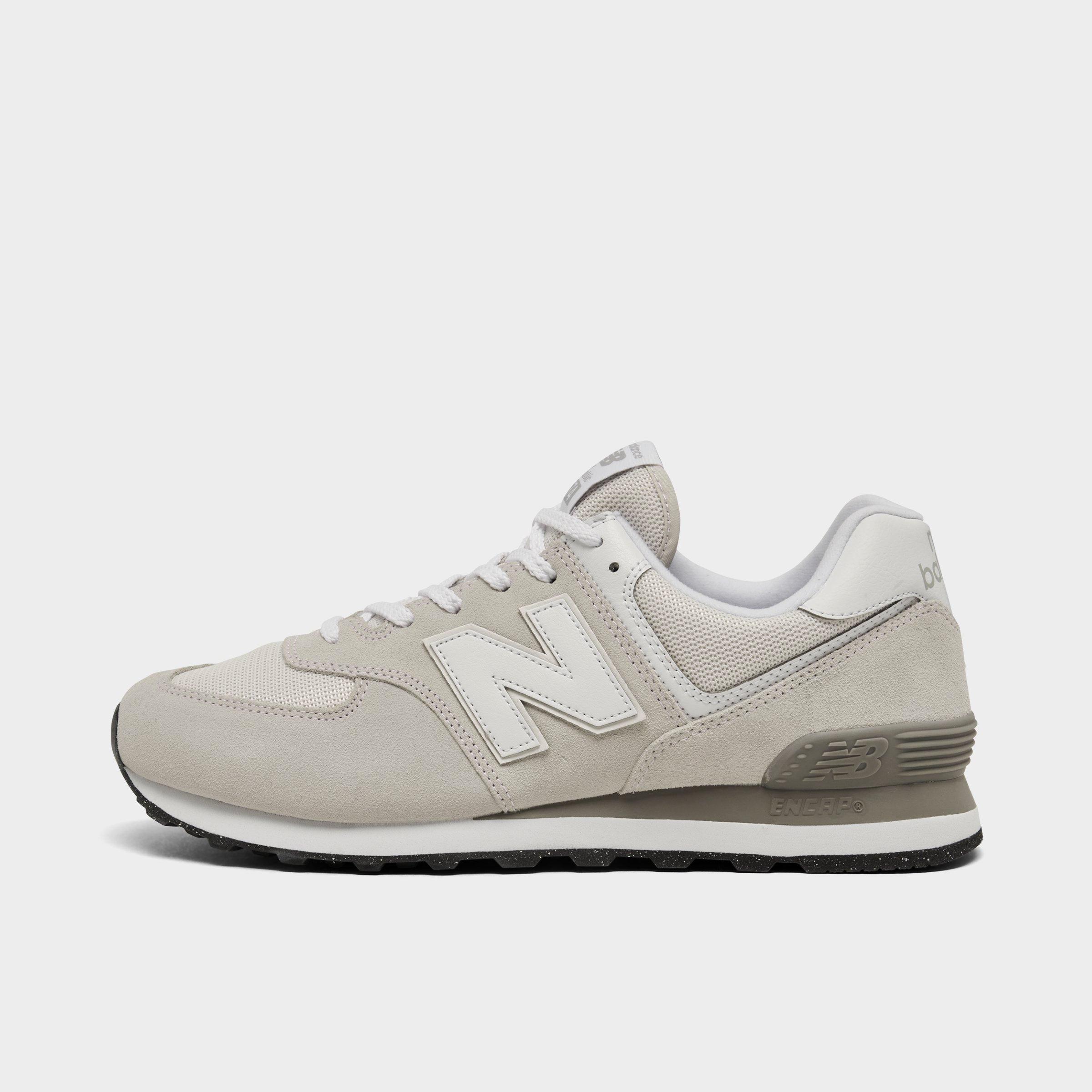 New Balance Men's 574 Core Casual Shoes in Nimbus Cloud/White Size: 7.5