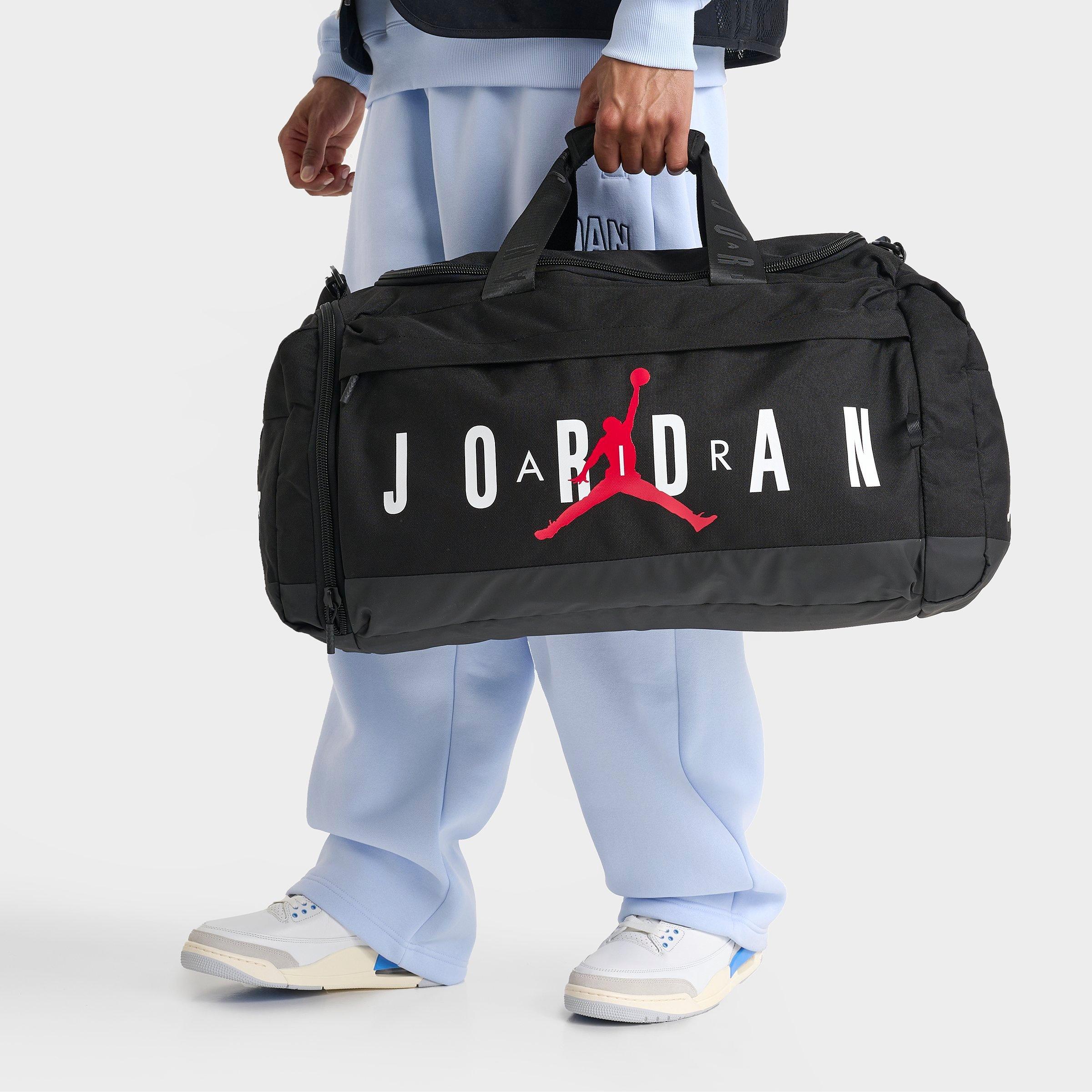 Jordan Air Velocity Duffel Bag (62.5L) in Black/White Size: NOSIZE