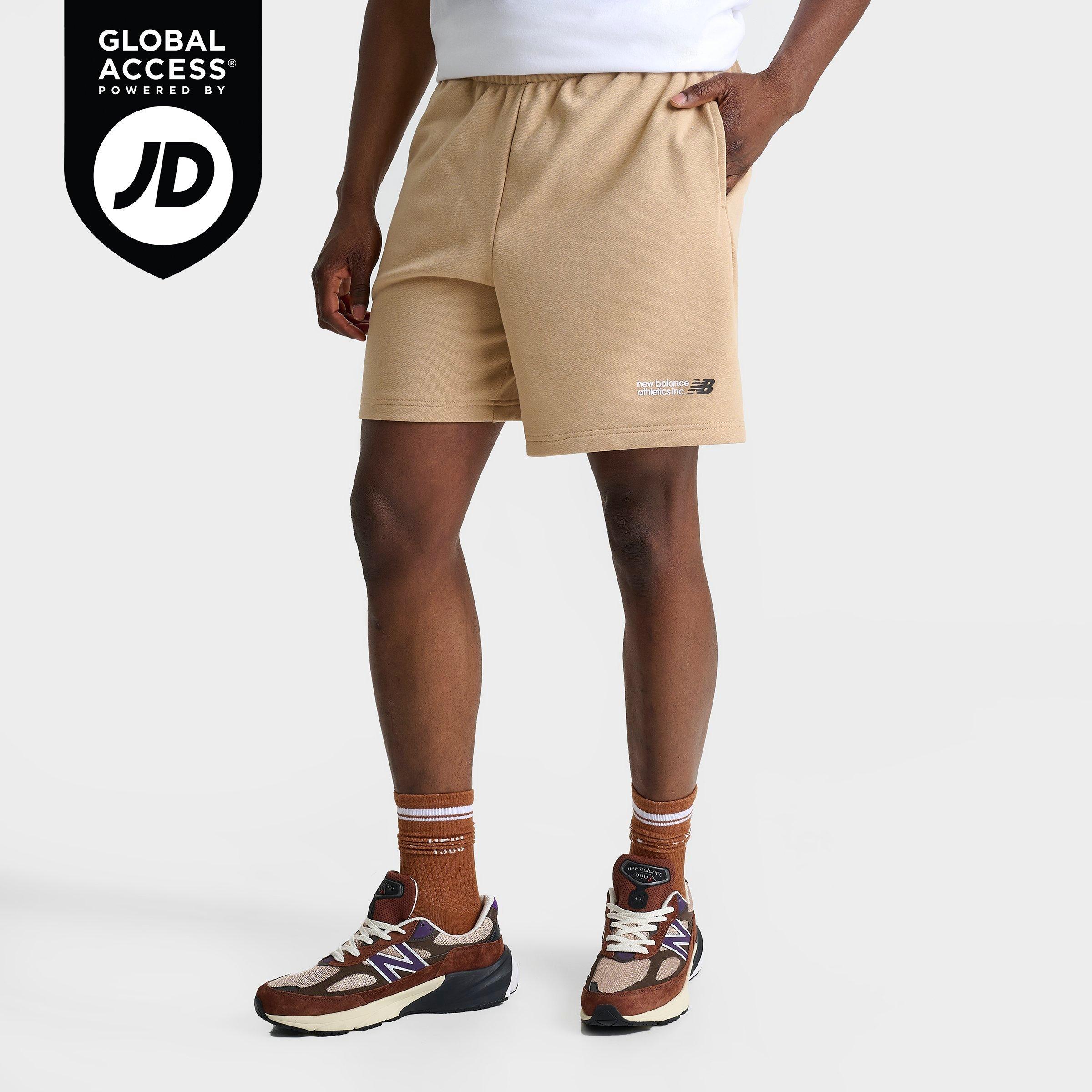 New Balance Men's Athletics French Terry Shorts in Incense Size: Small
