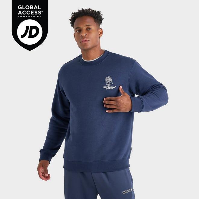 Men's New Balance Sports Club Shop Graphic Crewneck