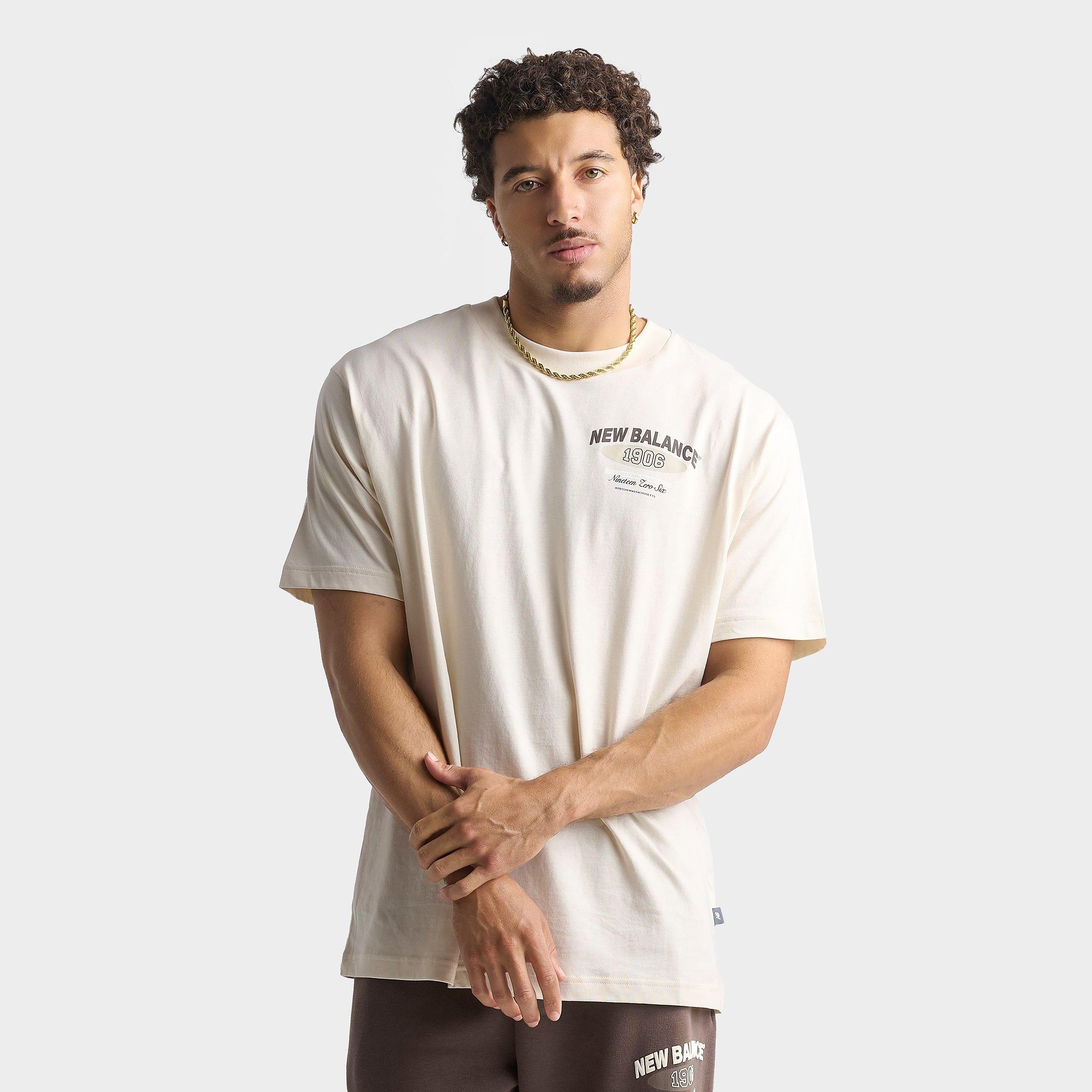 New Balance Men's Hits T-Shirt in Linen Size: XL