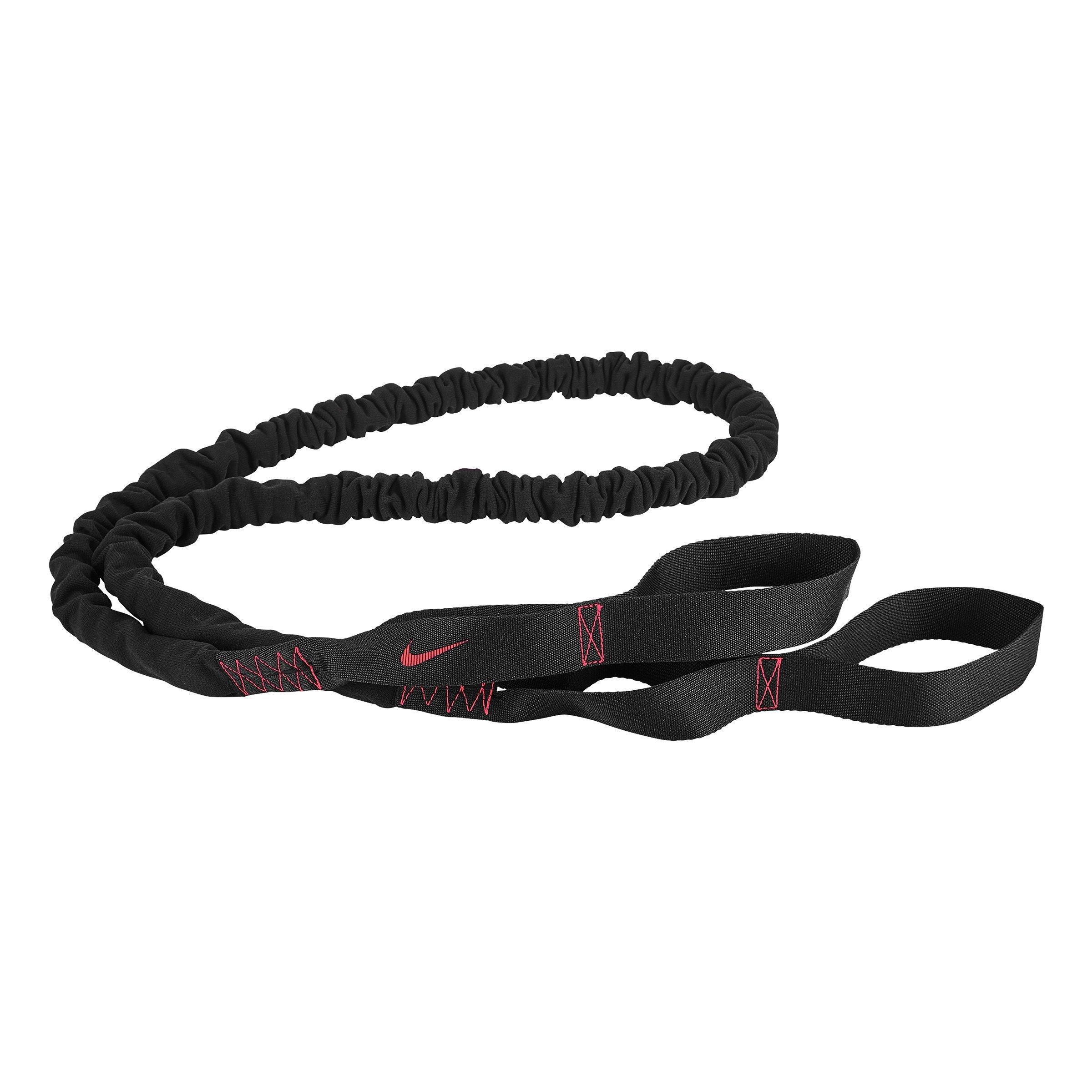 Nike Resistance Band (Medium) in Black/Light Crimson