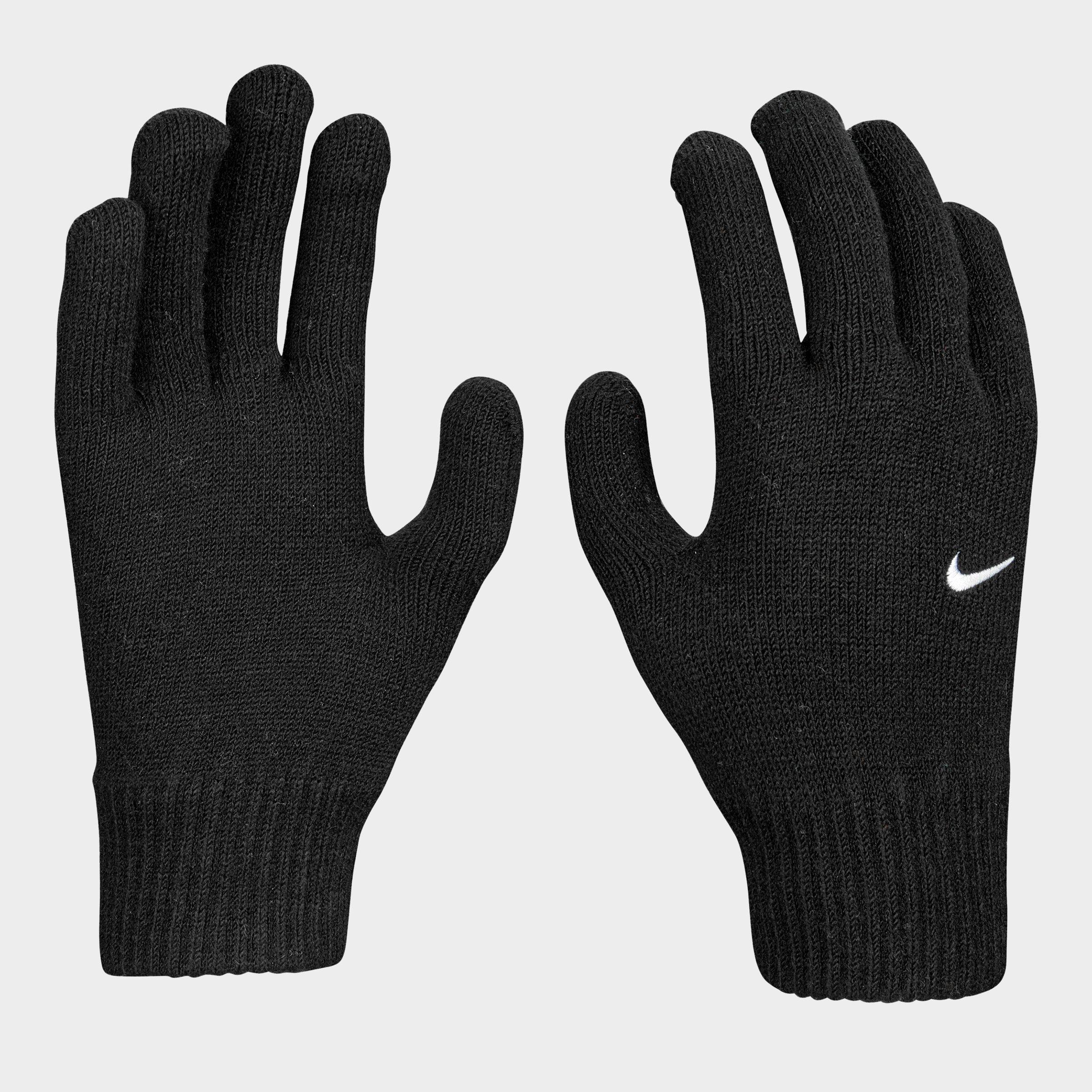 Nike Swoosh Knit 2.0 Gloves in Black/White Size: Small/Medium