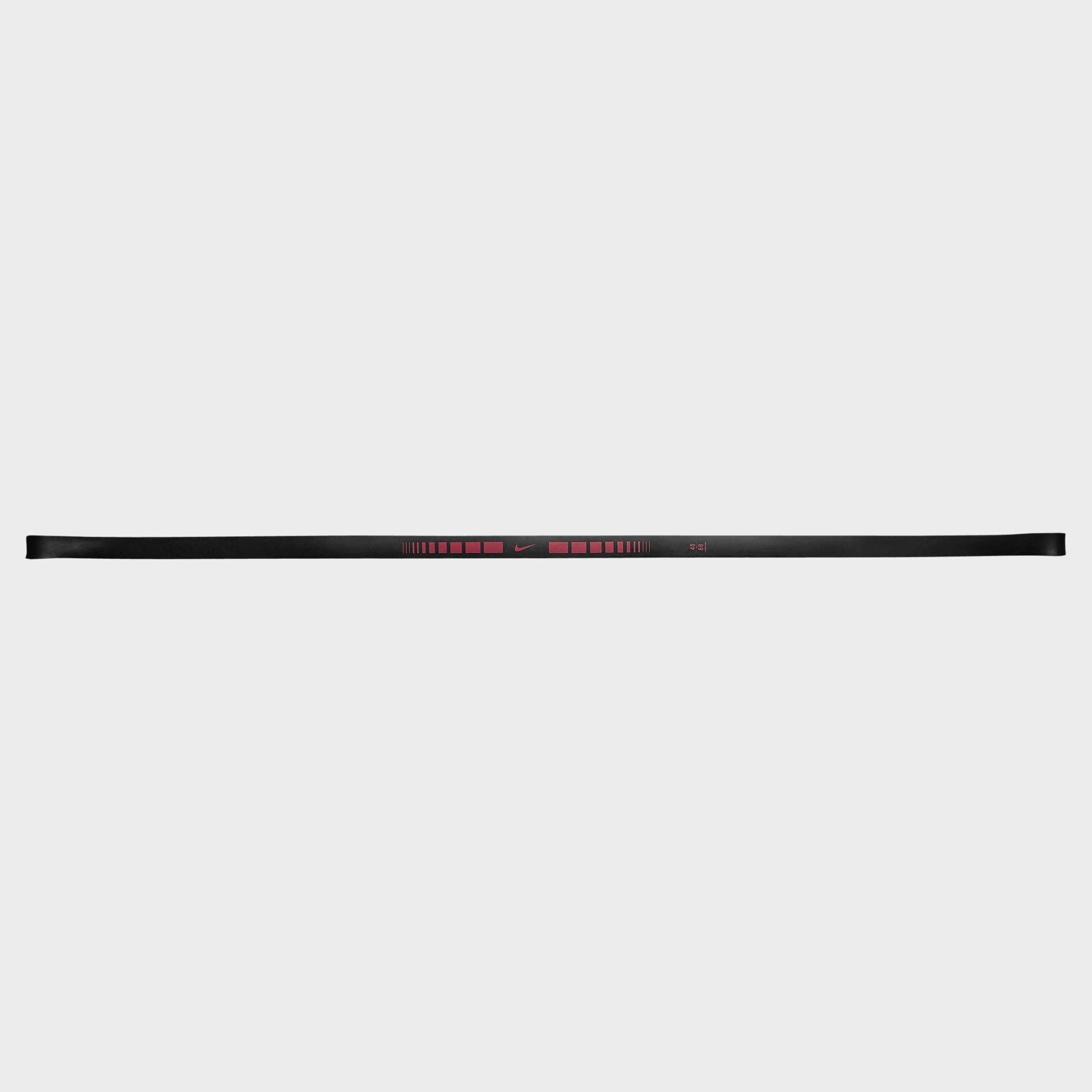 Nike Pro Medium Resistance Band in Black/Light Crimson