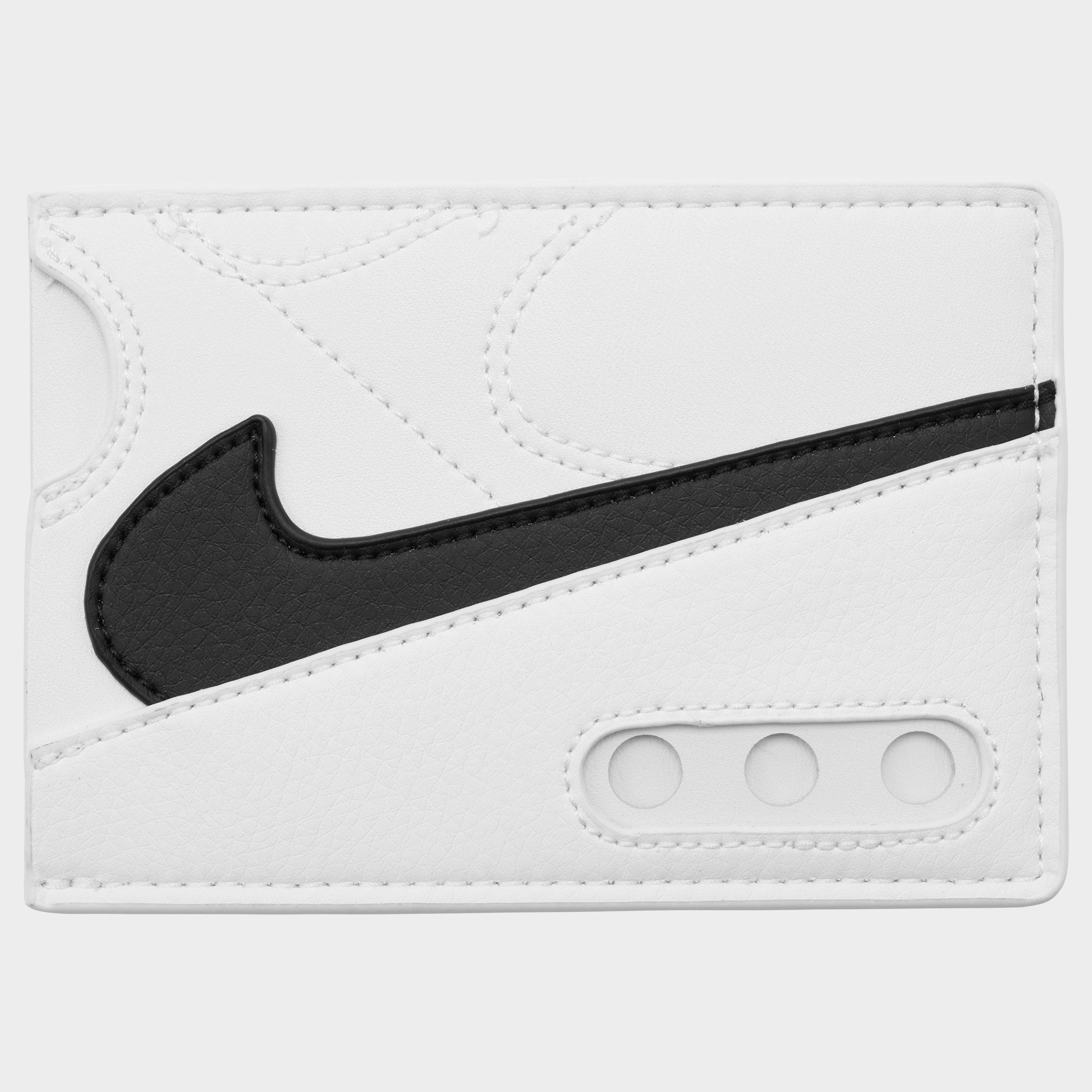 Nike Icon Air Max 90 Card Wallet in White/Black