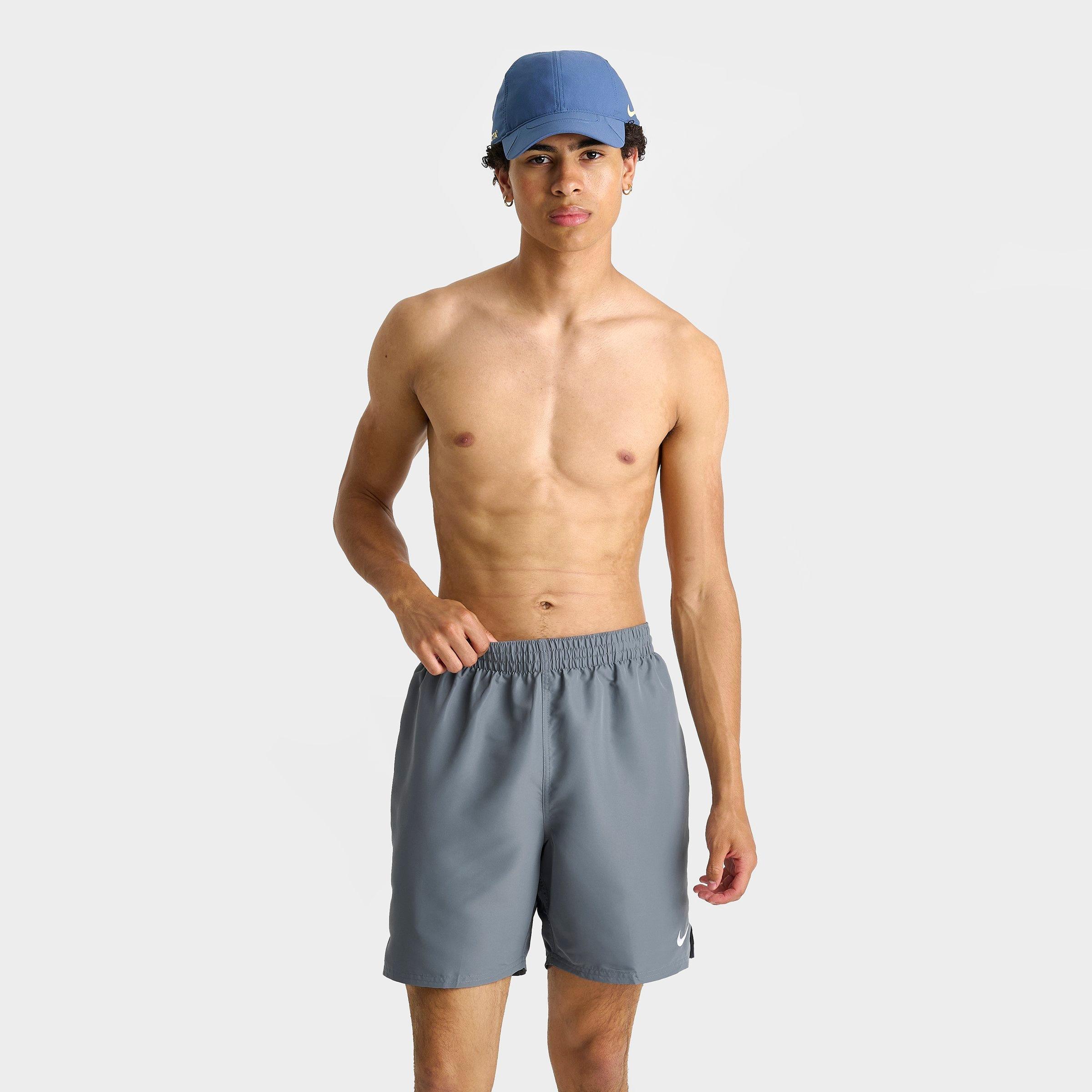 Nike Men's Specs 7-Inch Swim Shorts in Grey/White Size: Small