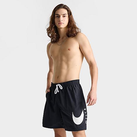 Men's Nike Swim Large Swoosh Graphic 7" Volley Swim Shorts