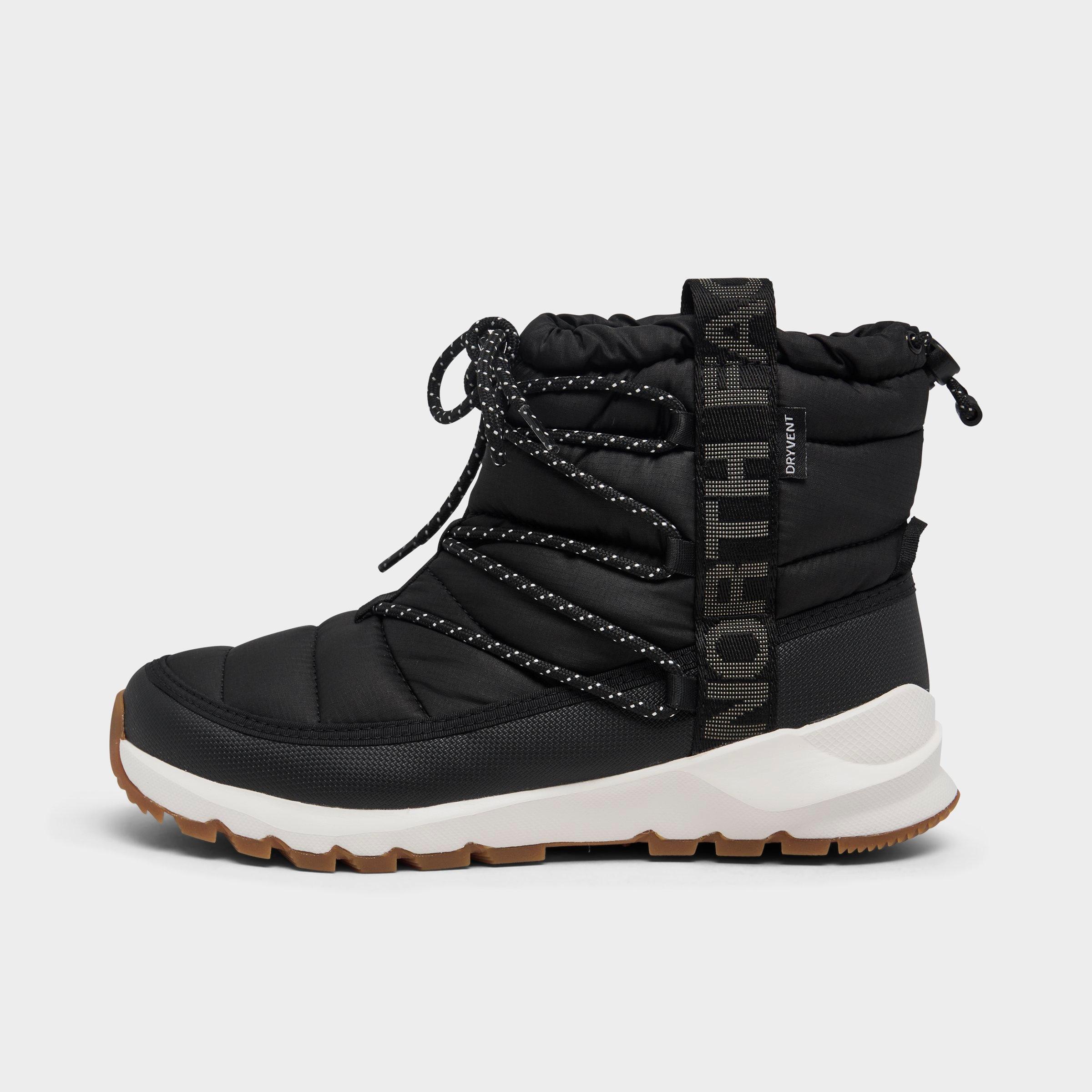 The North Face Women's Thermoball Lace-Up Boots in TNF BLACK/GARDENIA W Size: 7.0
