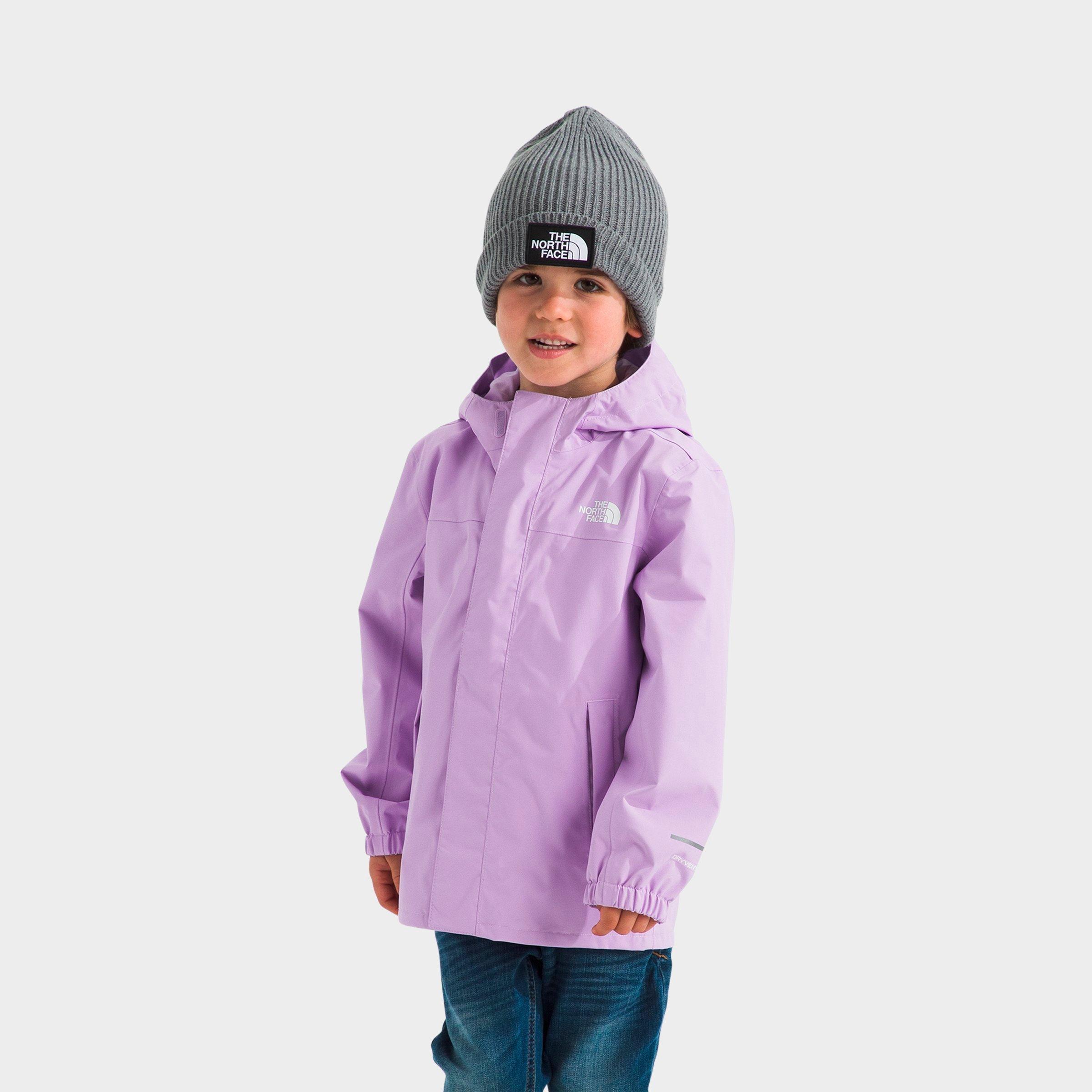 The North Face Kids Toddler and Little Kids Antora Rain Jacket in Lite Lilac Size: 6