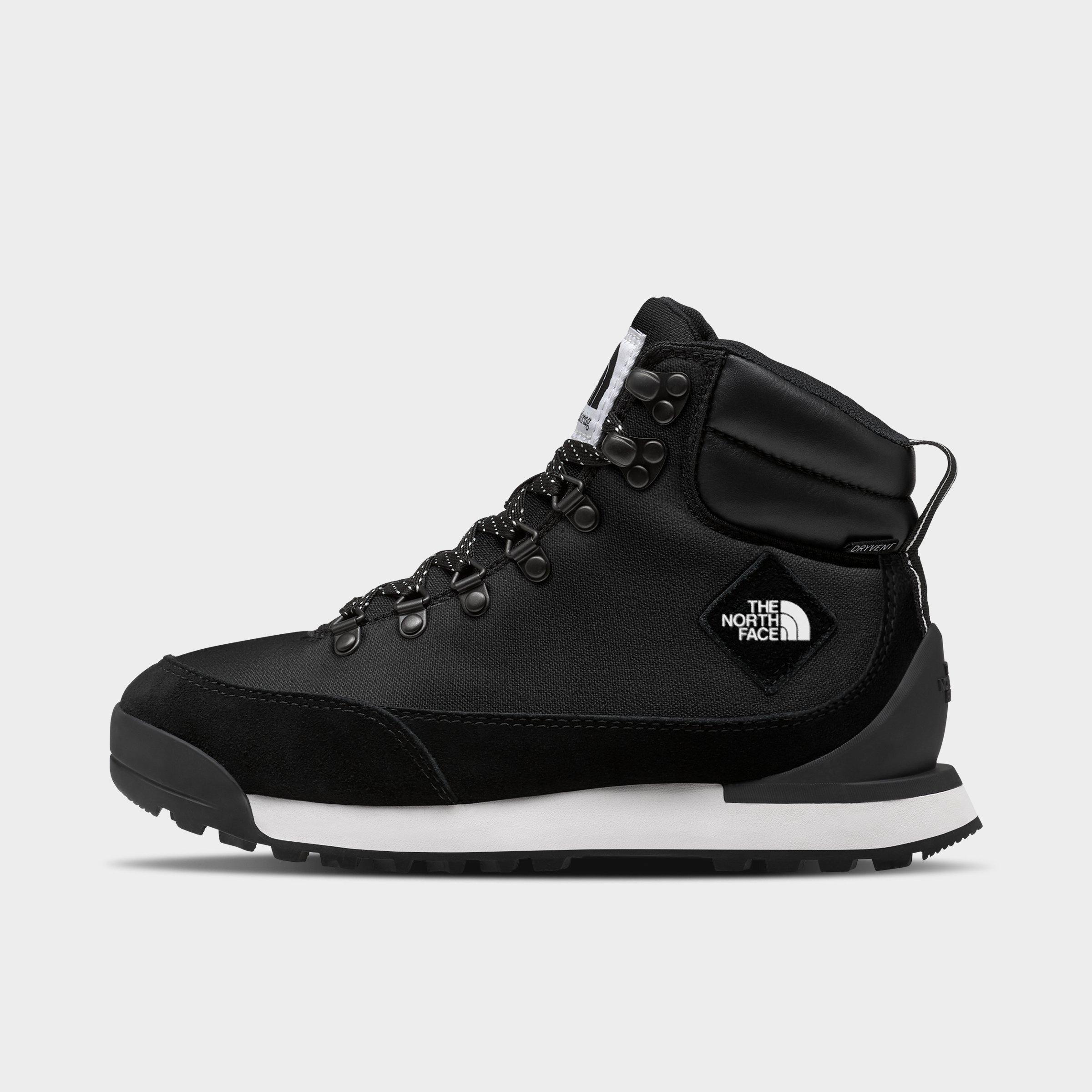 The North Face Women's Back-To-Berkeley IV Textile Waterproof Boots in TNF Black/TNF White Size: 5.0