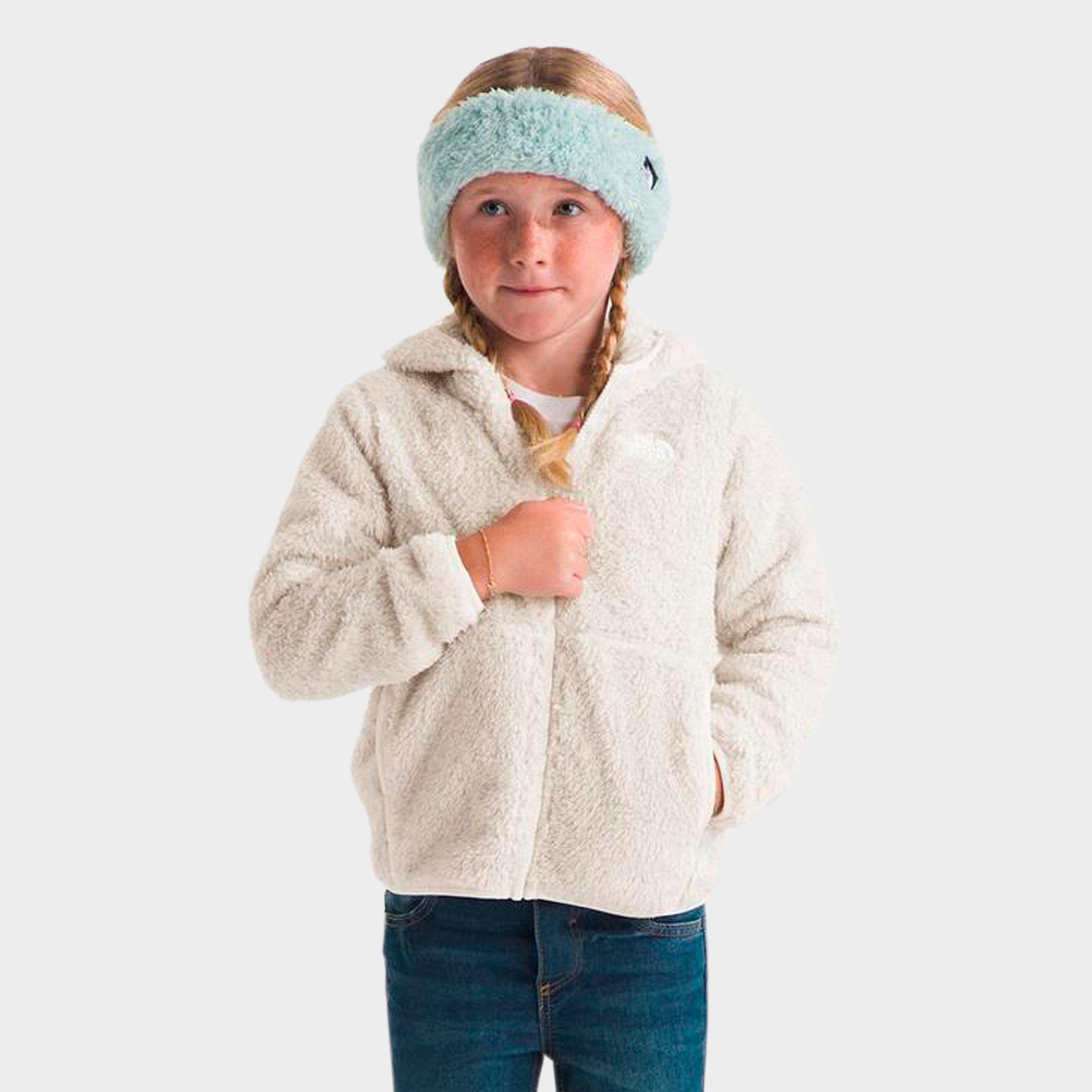 The North Face Kids Toddler Campshire Full-Zip Hoodie in White Dune/Sparkle Size: 2T