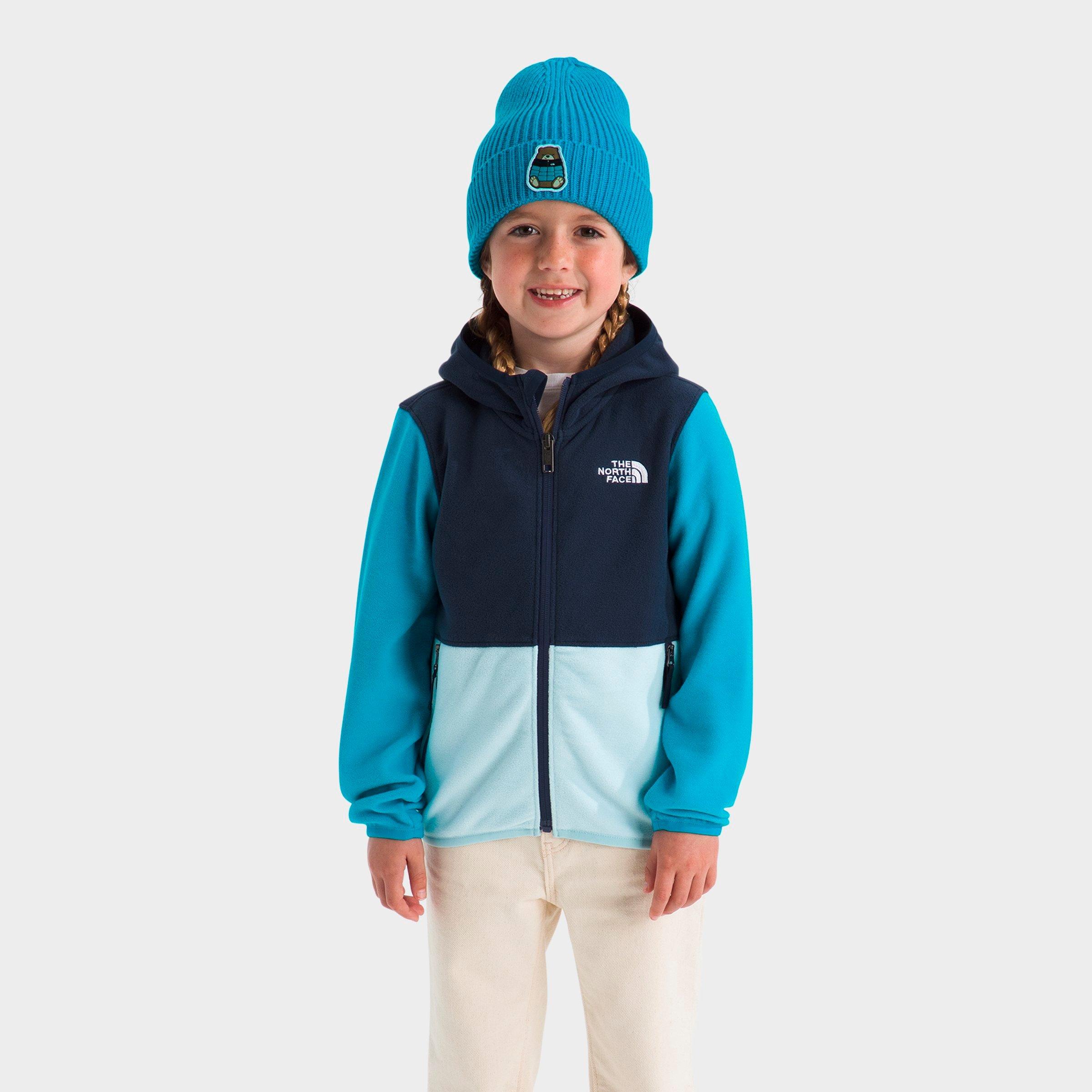 The North Face Little Kids Glacier Full-Zip Hoodie in Summit Navy/Meridian Size: 3