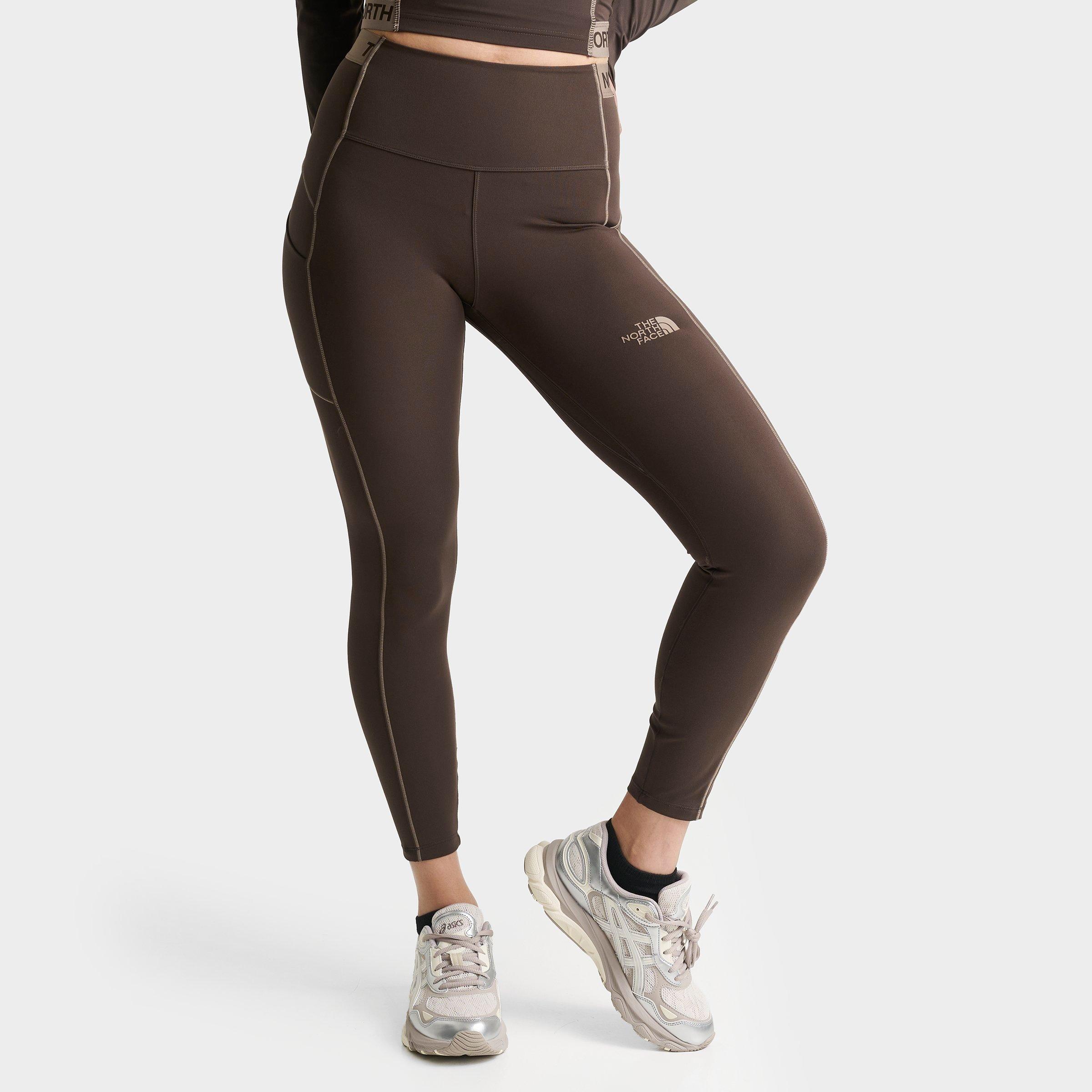 The North Face Women's Cambrena High-Waisted 7/8 Leggings in Dark Chestnut Size: Medium