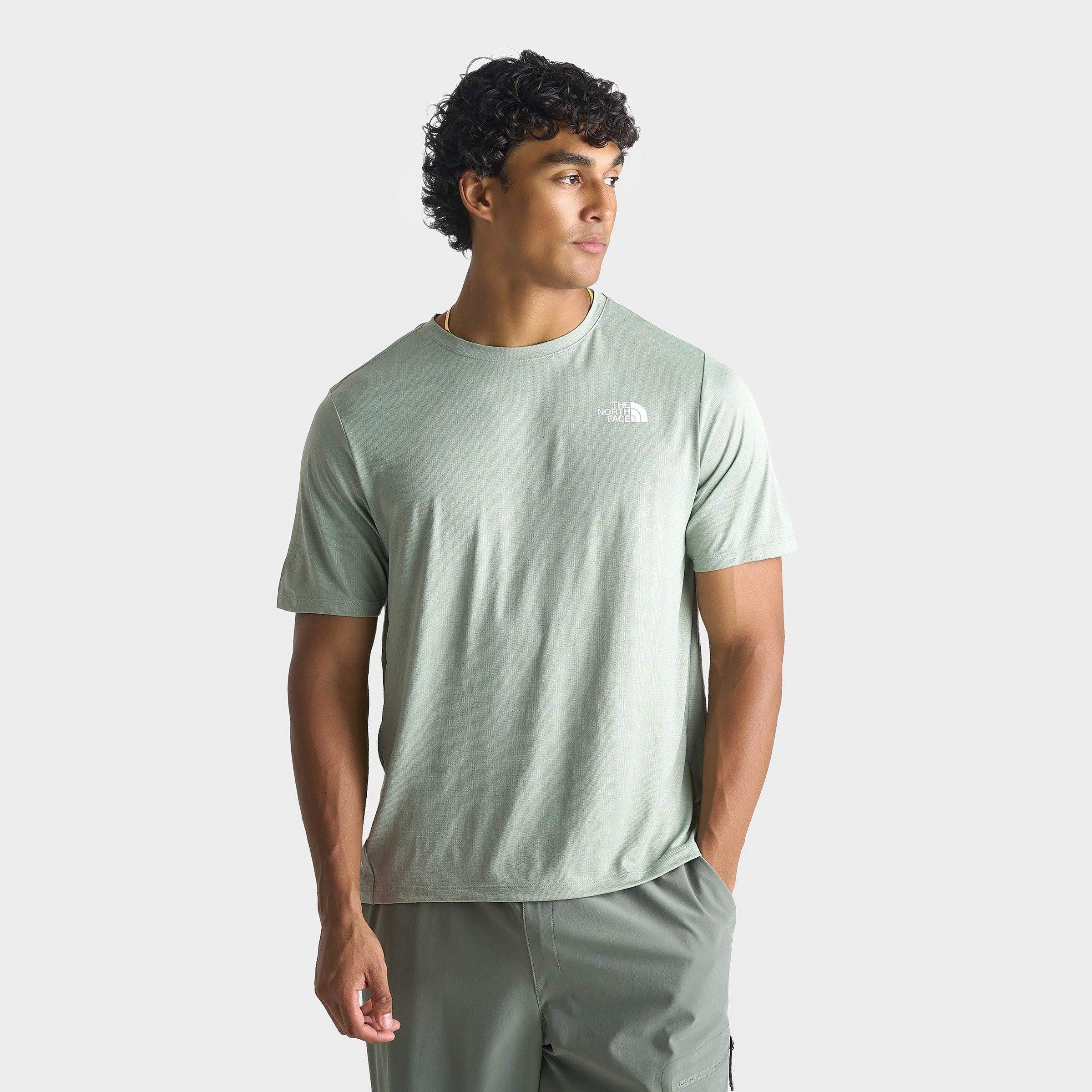 The North Face Men's 24/7 Pentadome Embossed T-Shirt in Slate Moss Size: Large